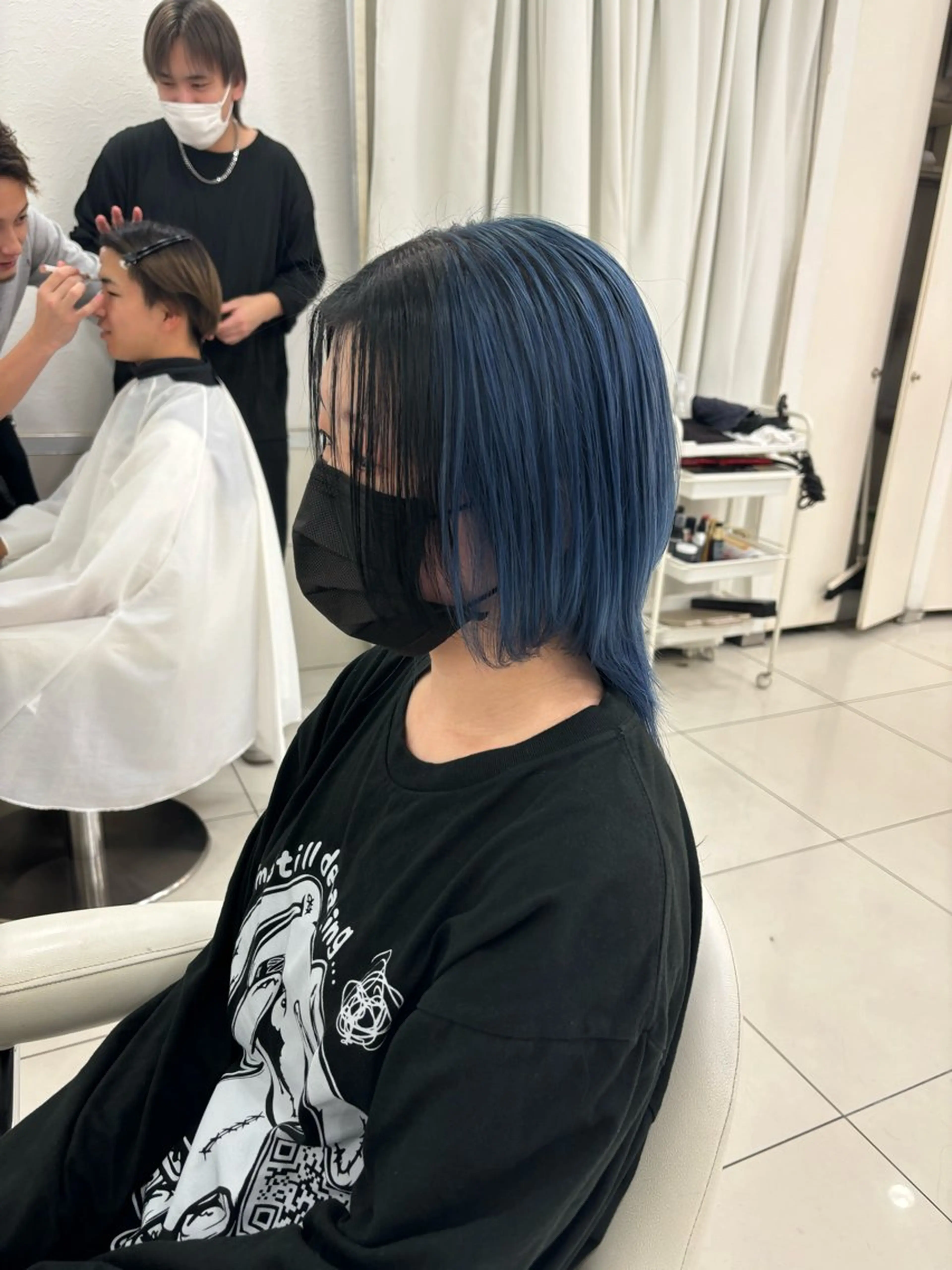 ミディアム カラー ヘアカラー 🐾Ash平井 ハセベ🐾のヘアスタイル