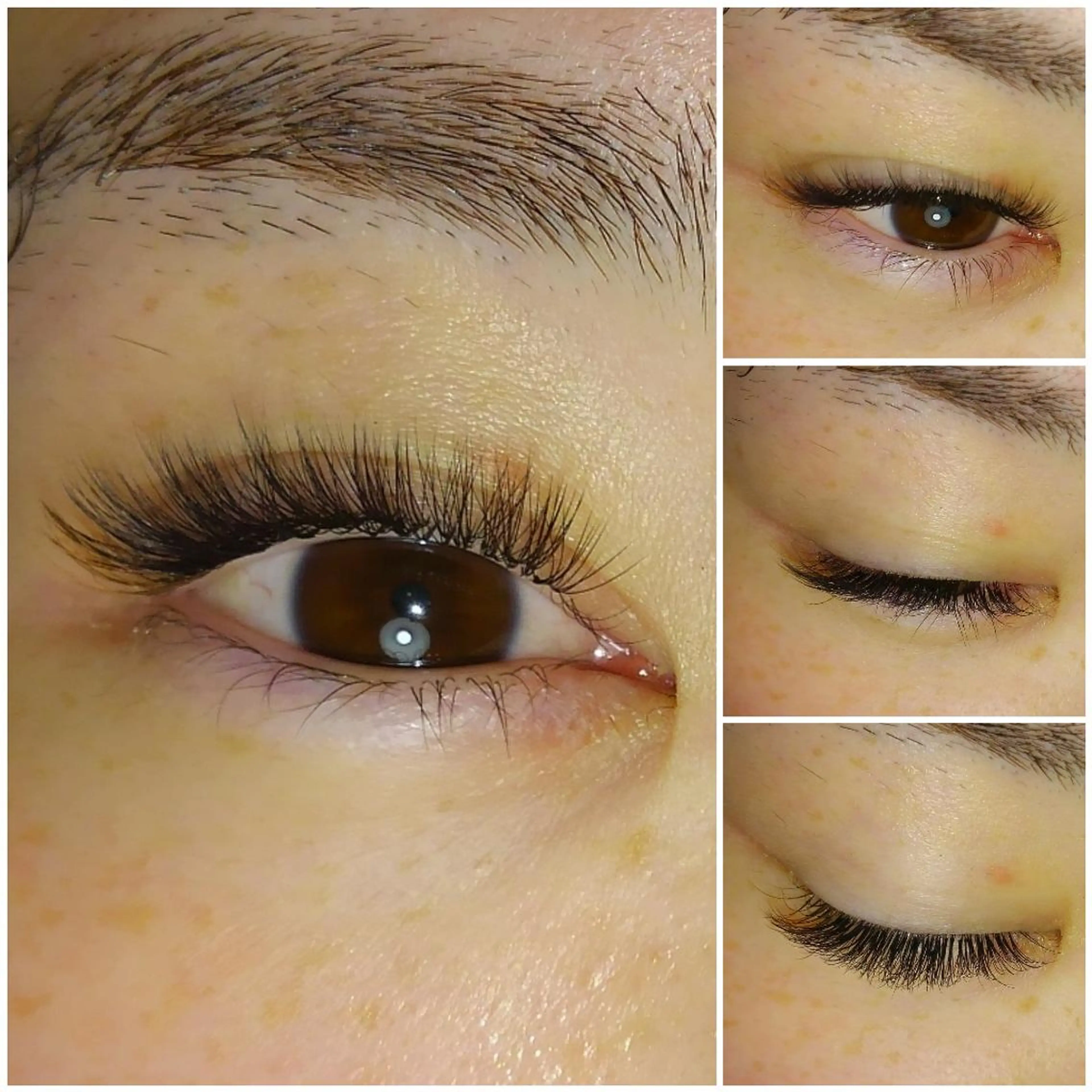 マツエク・マツパ カラーマツエク Jカール ナチュラル ボリュームラッシュ Rouge ・ K  　のマツエク・マツパデザイン