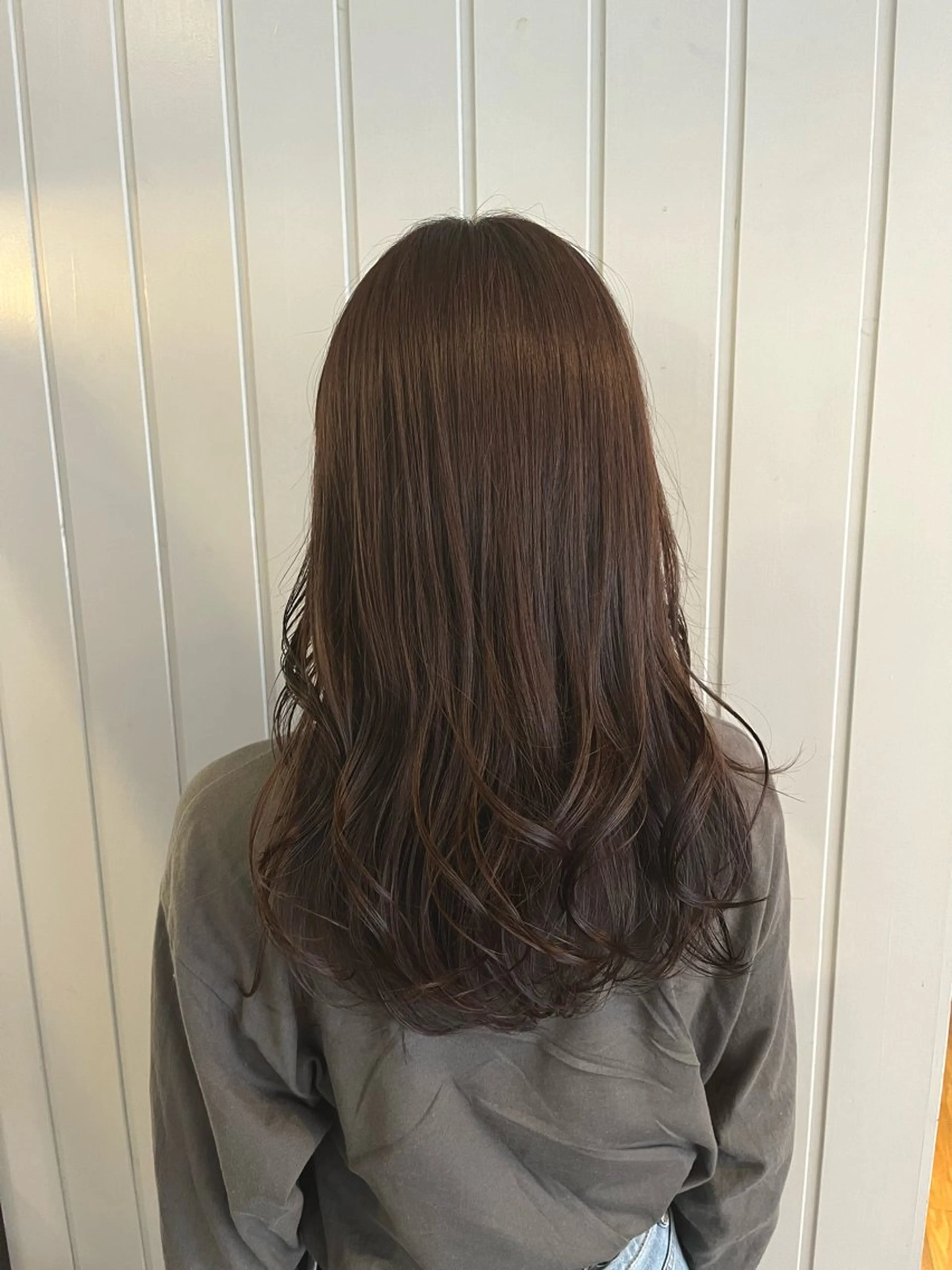 ロング 田中 結月のヘアスタイル