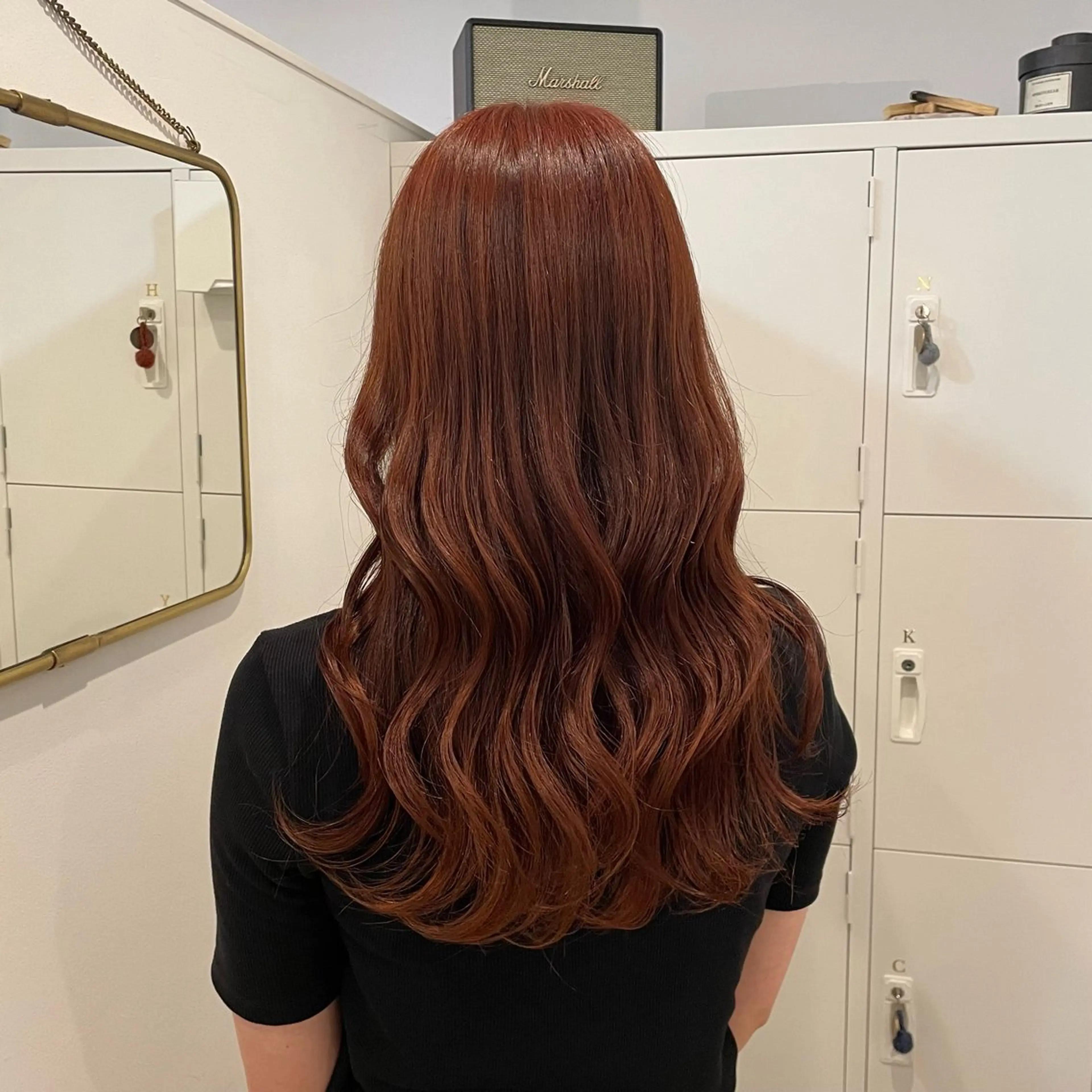 ロング カラー ブリーチ ブリーチなしカラー ヘアカラー canon/レイヤー /透明感カラーのヘアスタイル