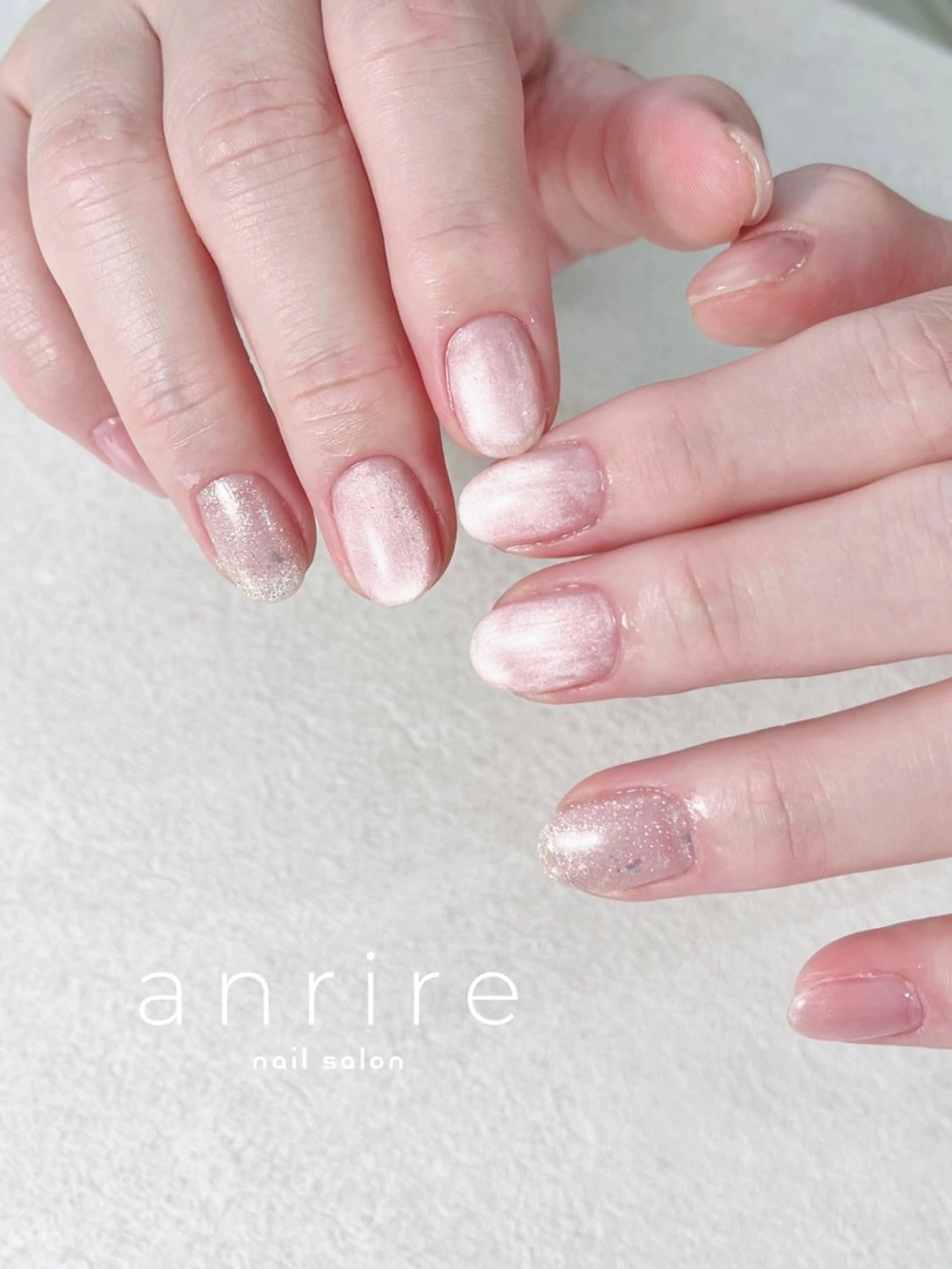 ネイル フットネイル ジェルネイル ホログラムネイル キラキラネイル マグネットネイル ハンドネイル nail salon anrire〜アンリール〜所属・nailsalon anrireのネイルデザイン