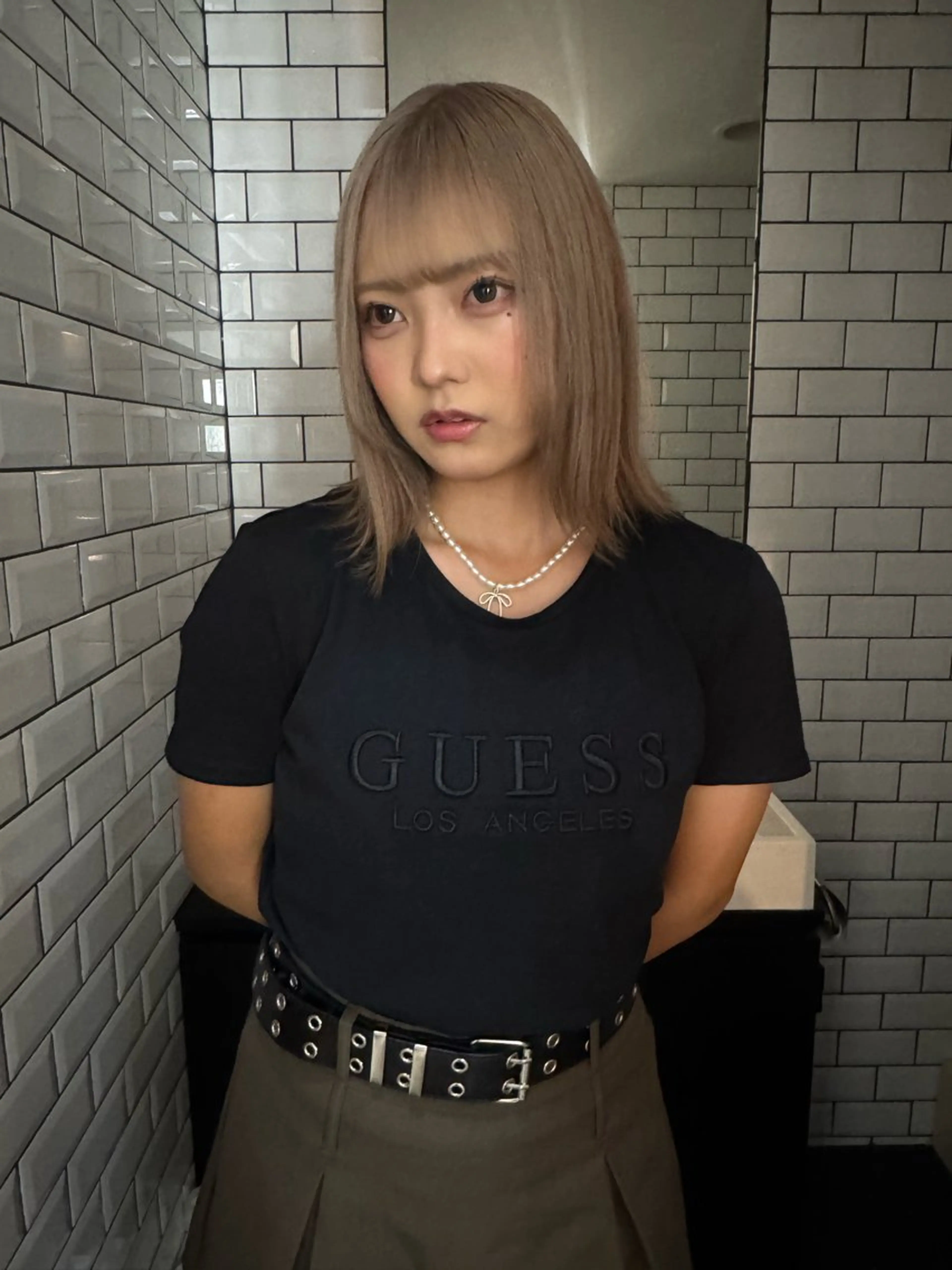 カラー 海外風ニュアンス パーマ/たいきのヘアスタイル