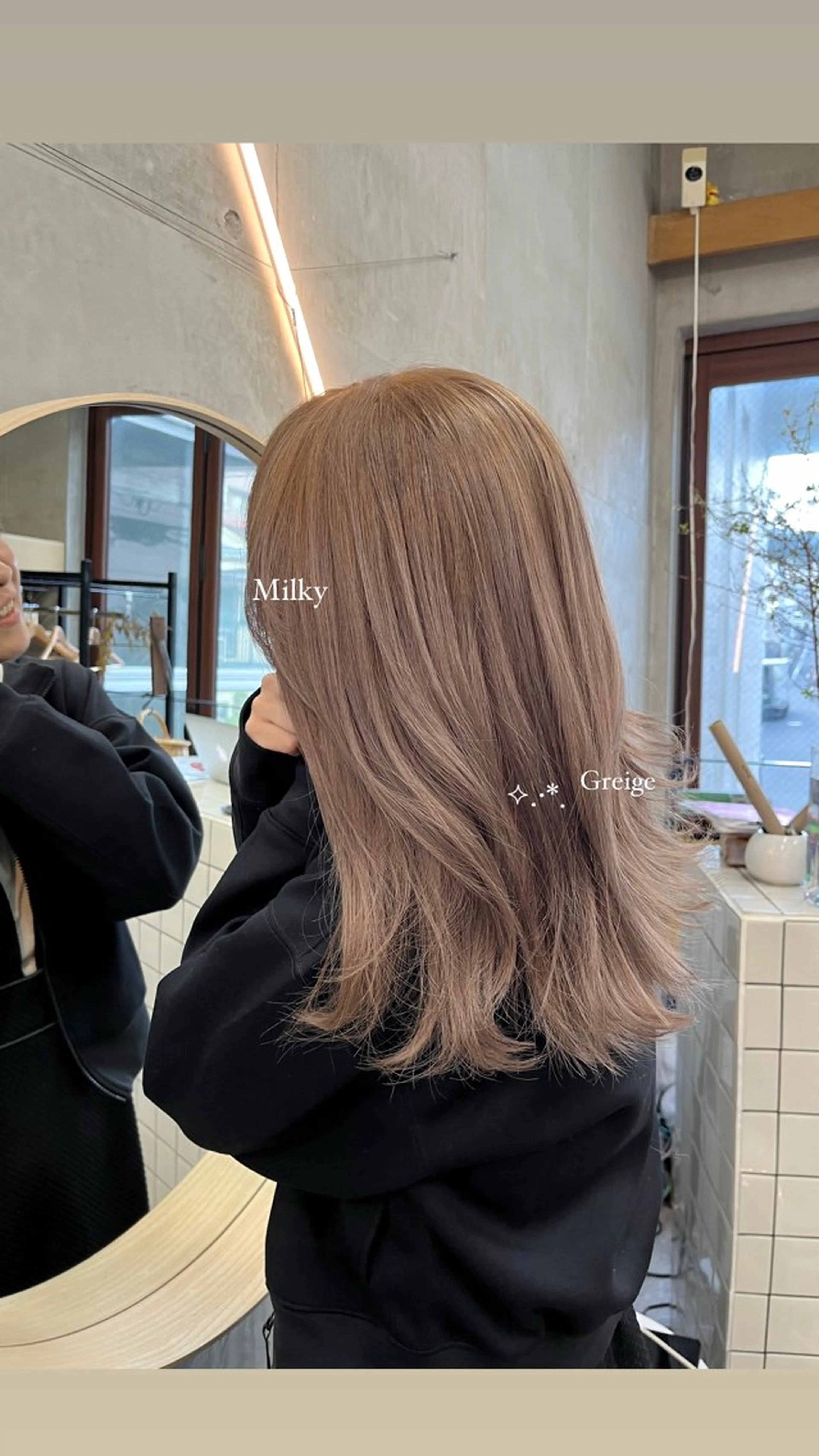 ミディアム カラー ベージュカラー ブリーチ ケアブリーチ 透明感カラー ダブルカラー 🤎𝐌𝐚𝐨⌇ お悩み解決美容師🤎のヘアスタイル