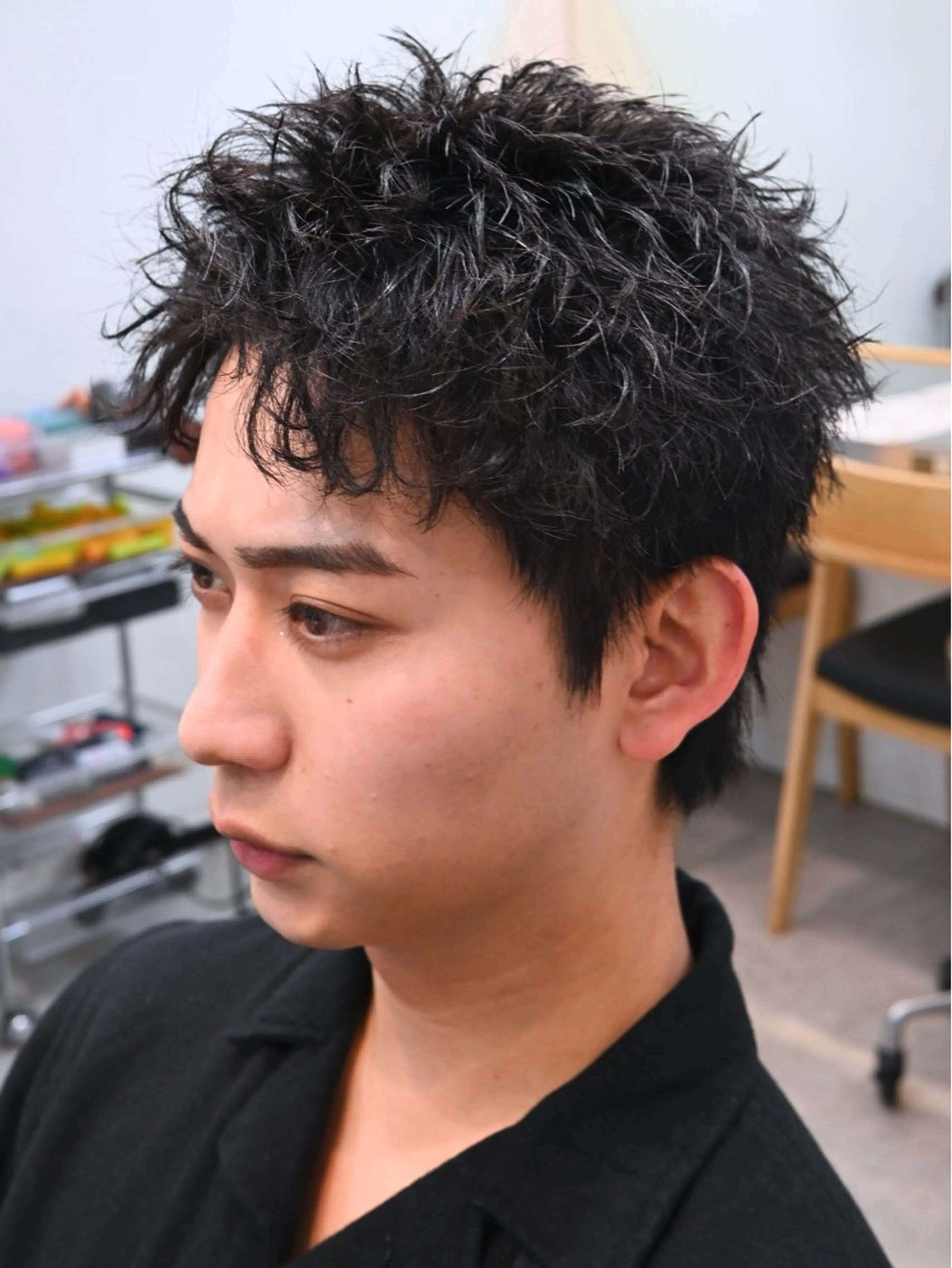 ショート パーマ メンズ 原宿/メンズパーマ 悠里のヘアスタイル
