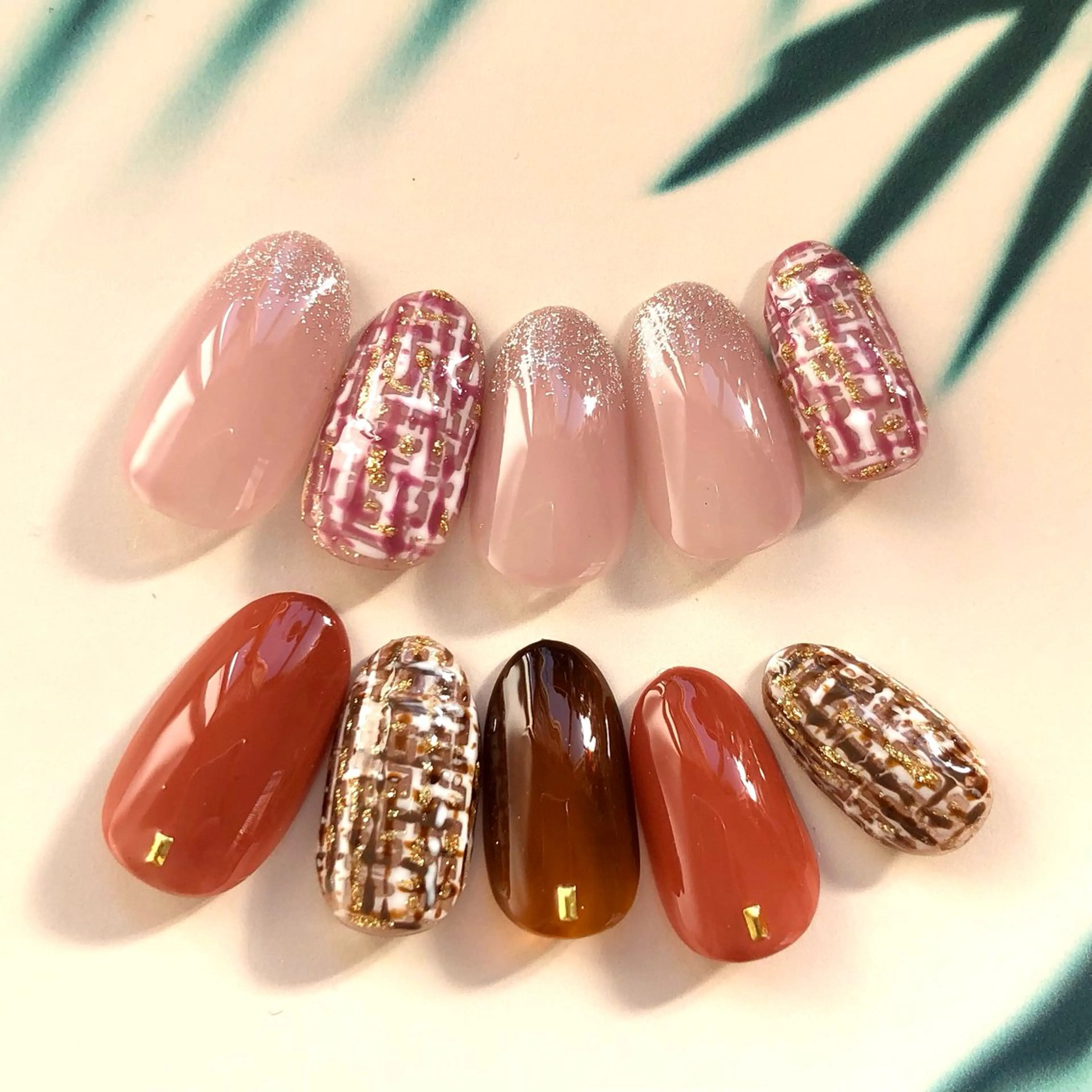 ネイル ツイードネイル S nailのネイルデザイン
