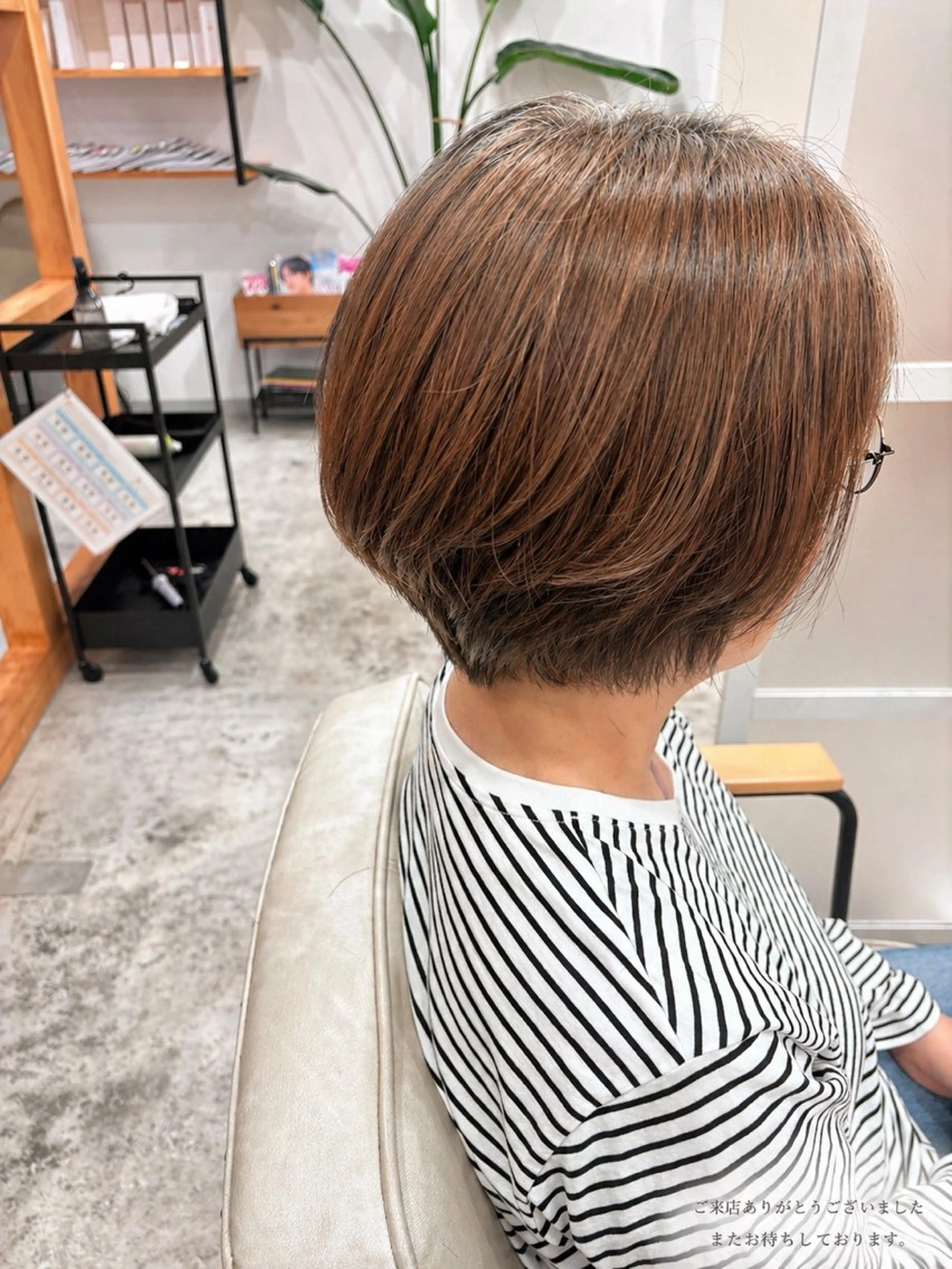 ショート くびれヘア ショートヘア 菅谷 琉月のヘアスタイル