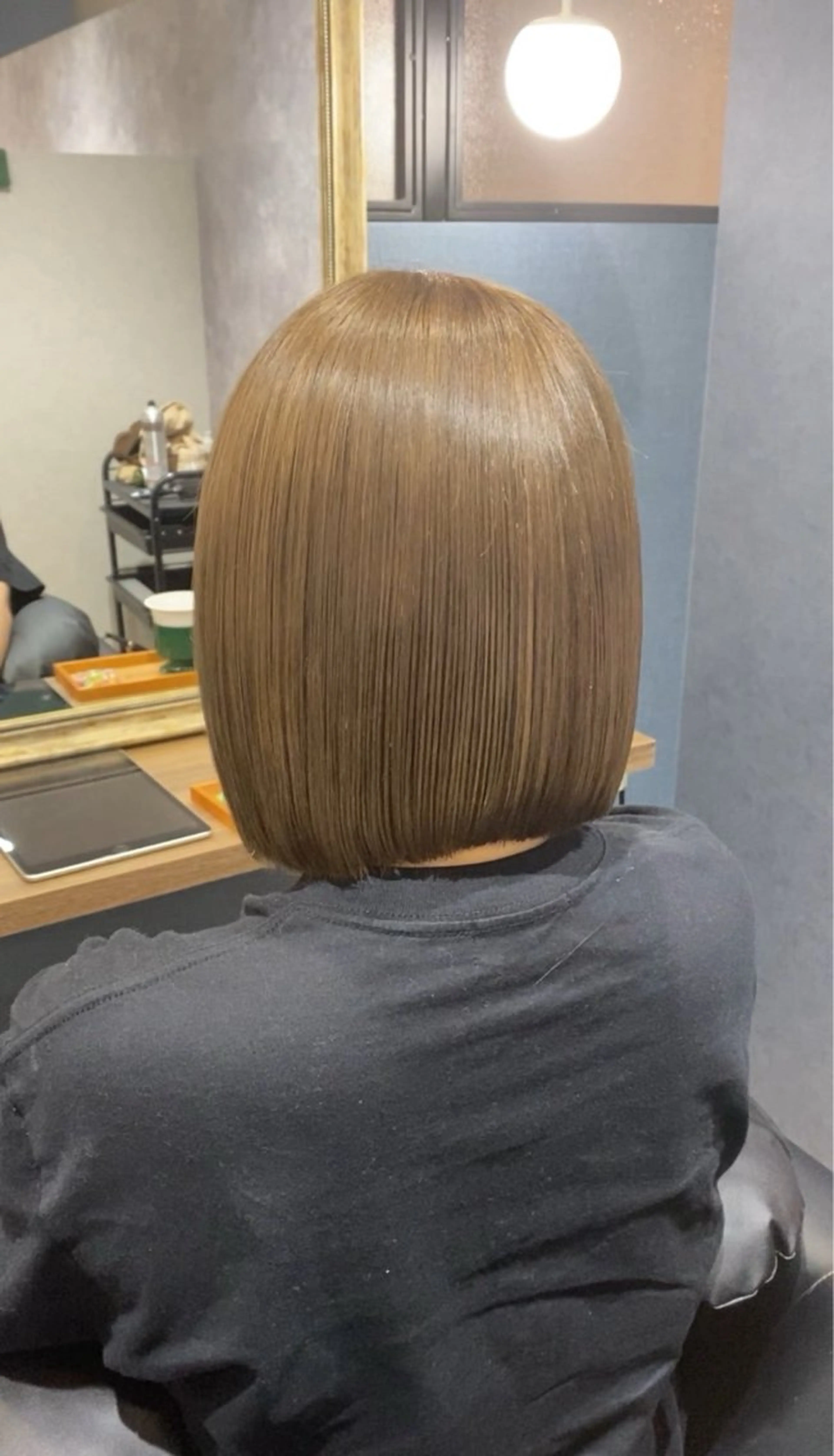 ミディアム 箕面駅‪/カット 千葉 凛大のヘアスタイル