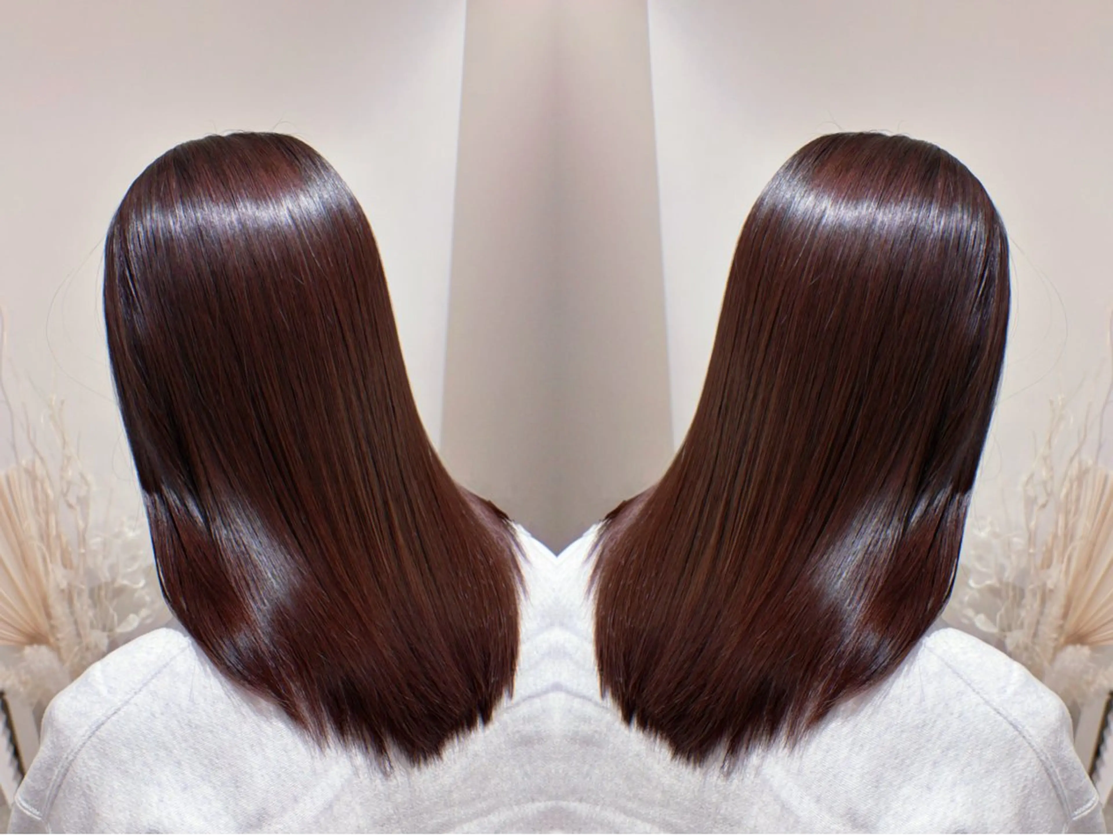 セミロング トリートメント Bonheur銀座 michiko艶髪のヘアスタイル