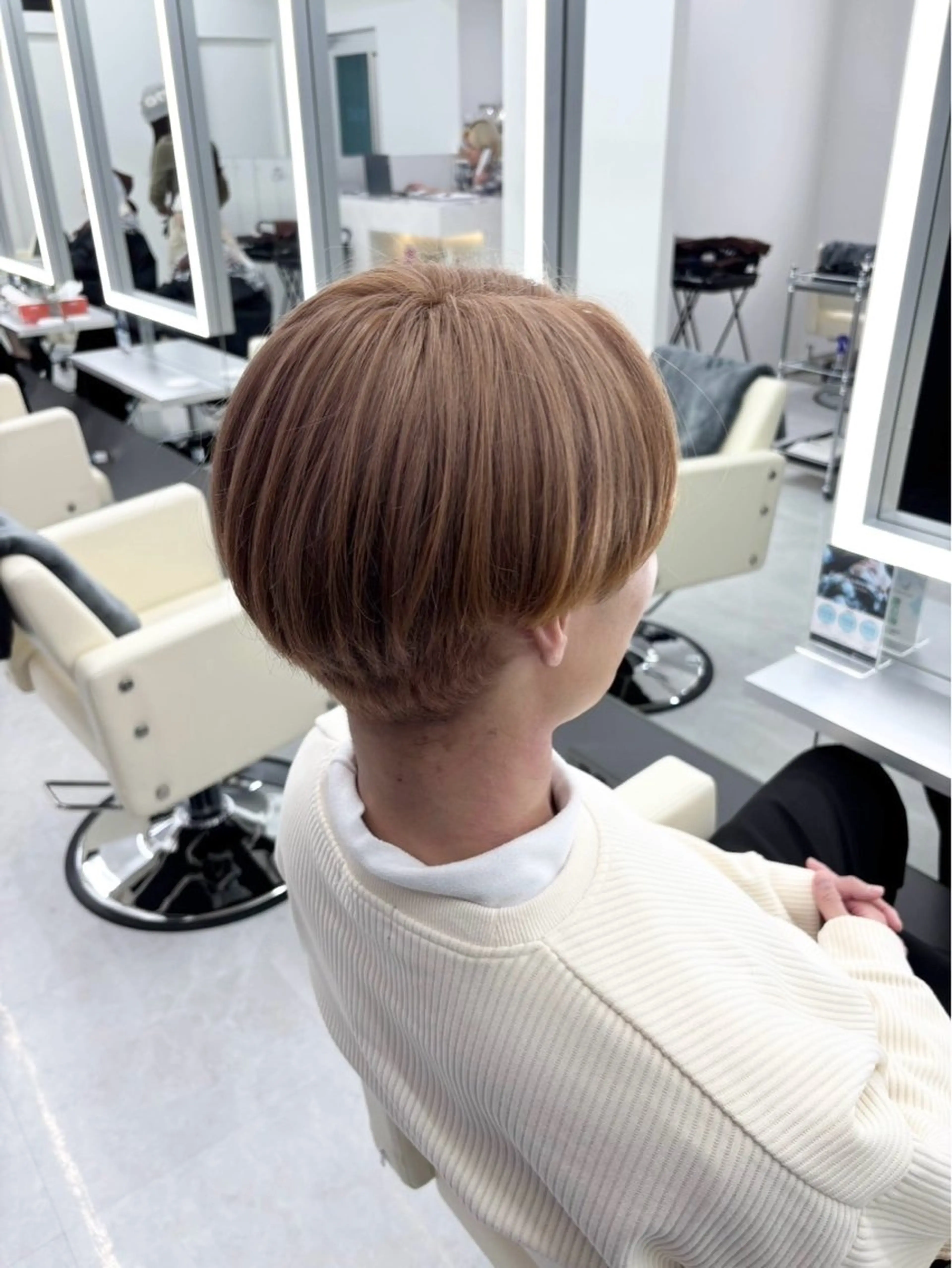 ショート カラー メンズ メンズブリーチ ブリーチ TACE新宿所属・TACE AYANOのヘアスタイル