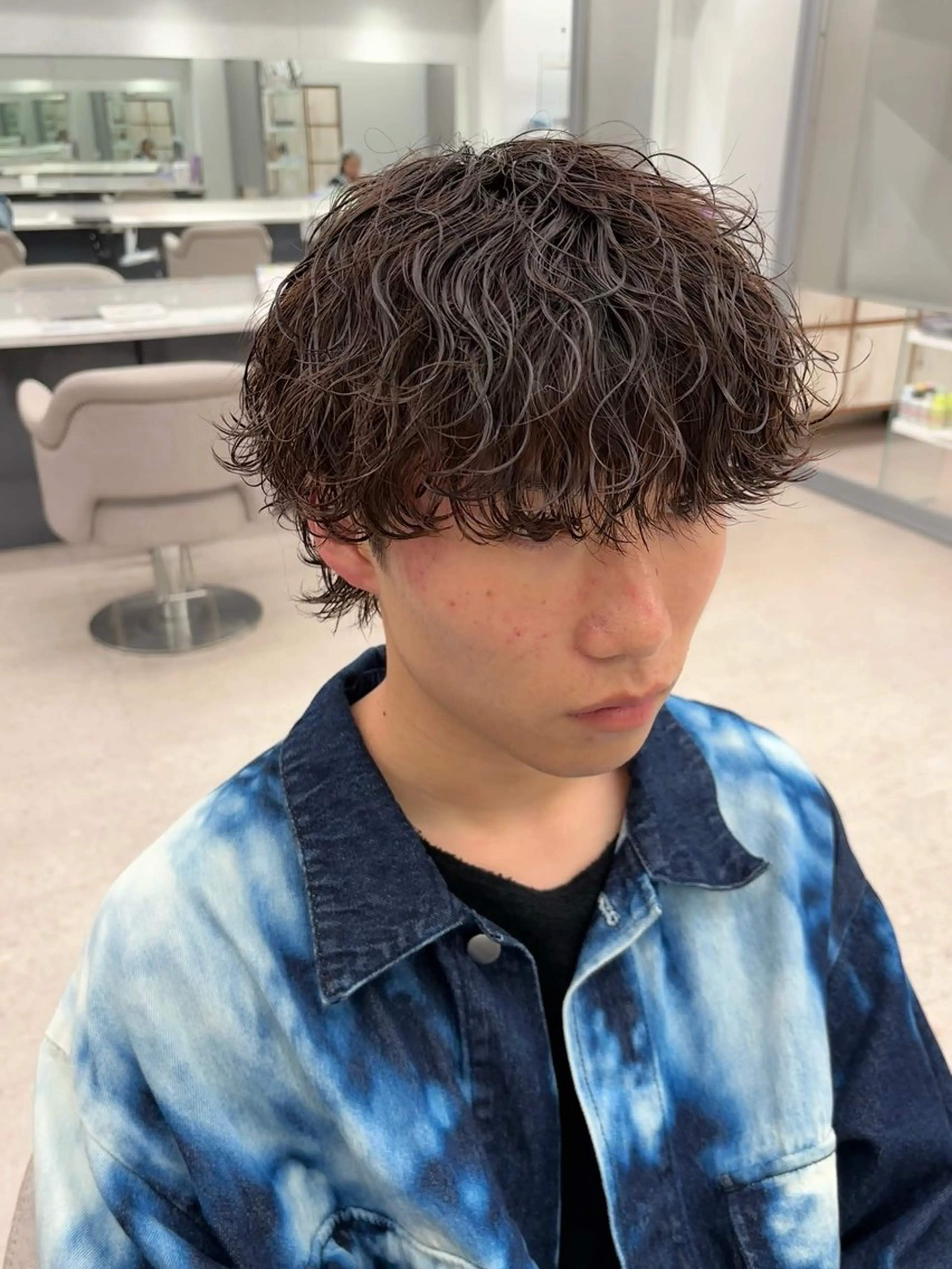 パーマ メンズ カット パーマ 🍐シャドウパーマ メンズ特化/守岡🍐のヘアスタイル