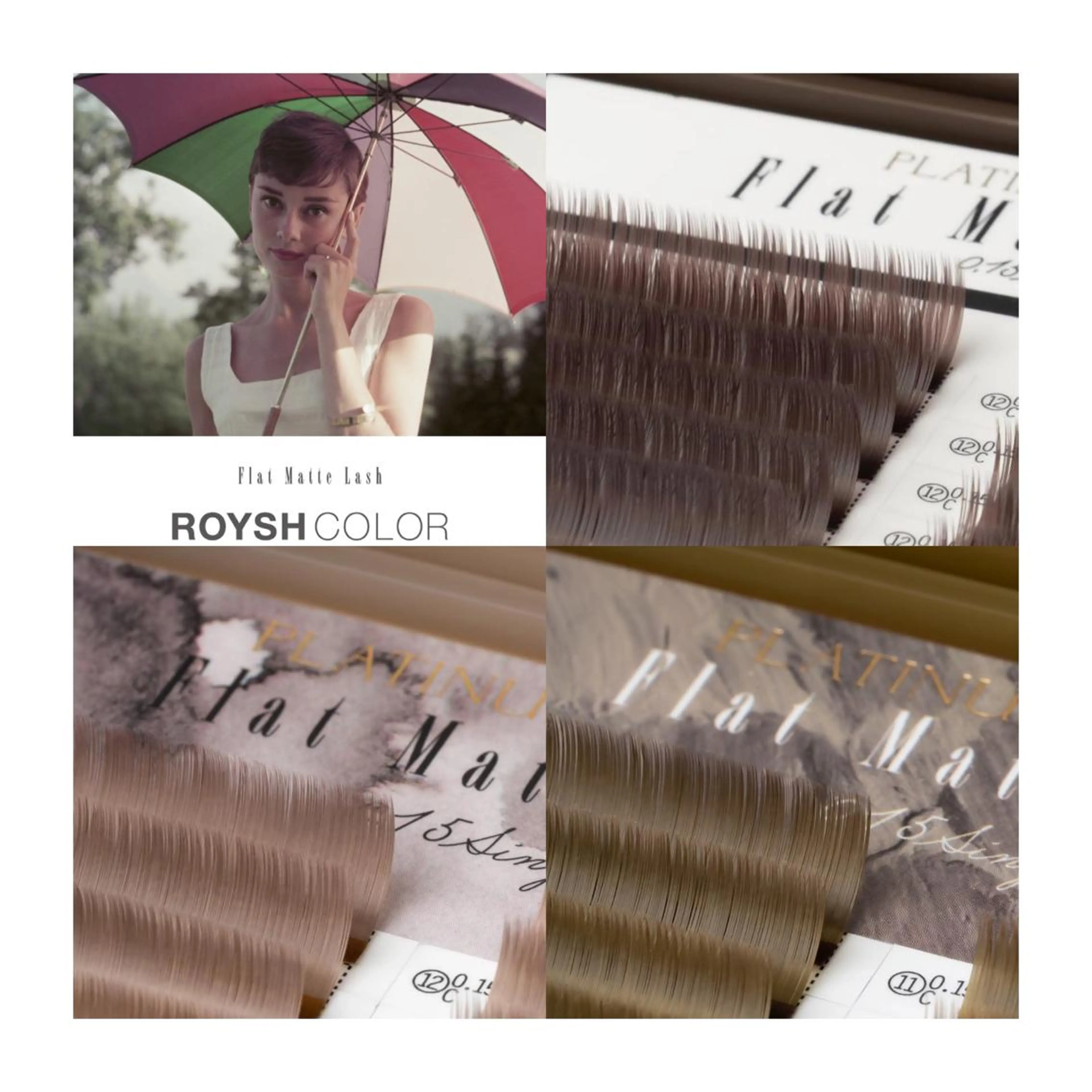 マツエク・マツパ カラーマツエク フラットラッシュ Favori 澤村のマツエク・マツパデザイン