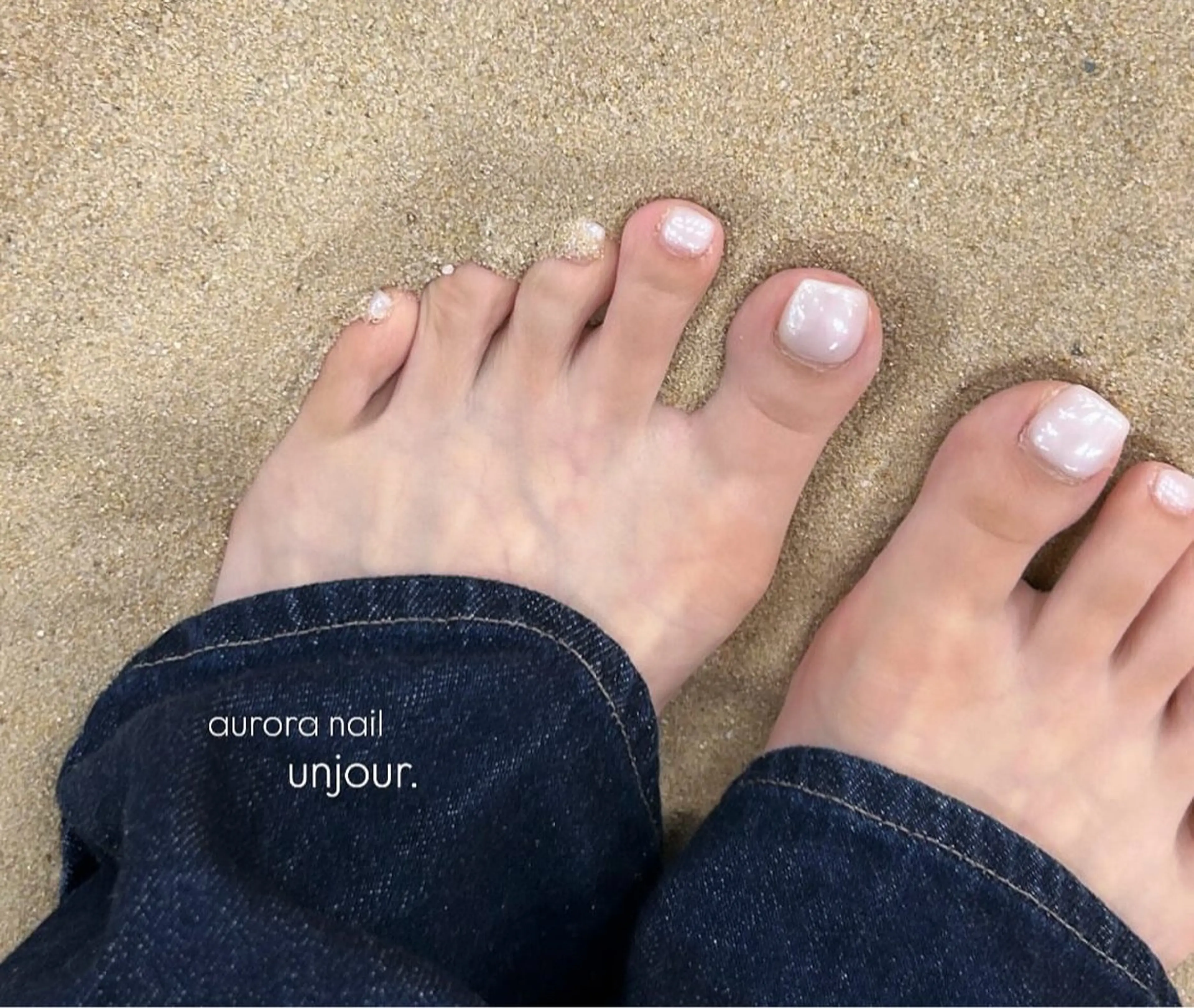 【早割/半額】"オフ無し" フットネイル✴︎ワンカラーの写真