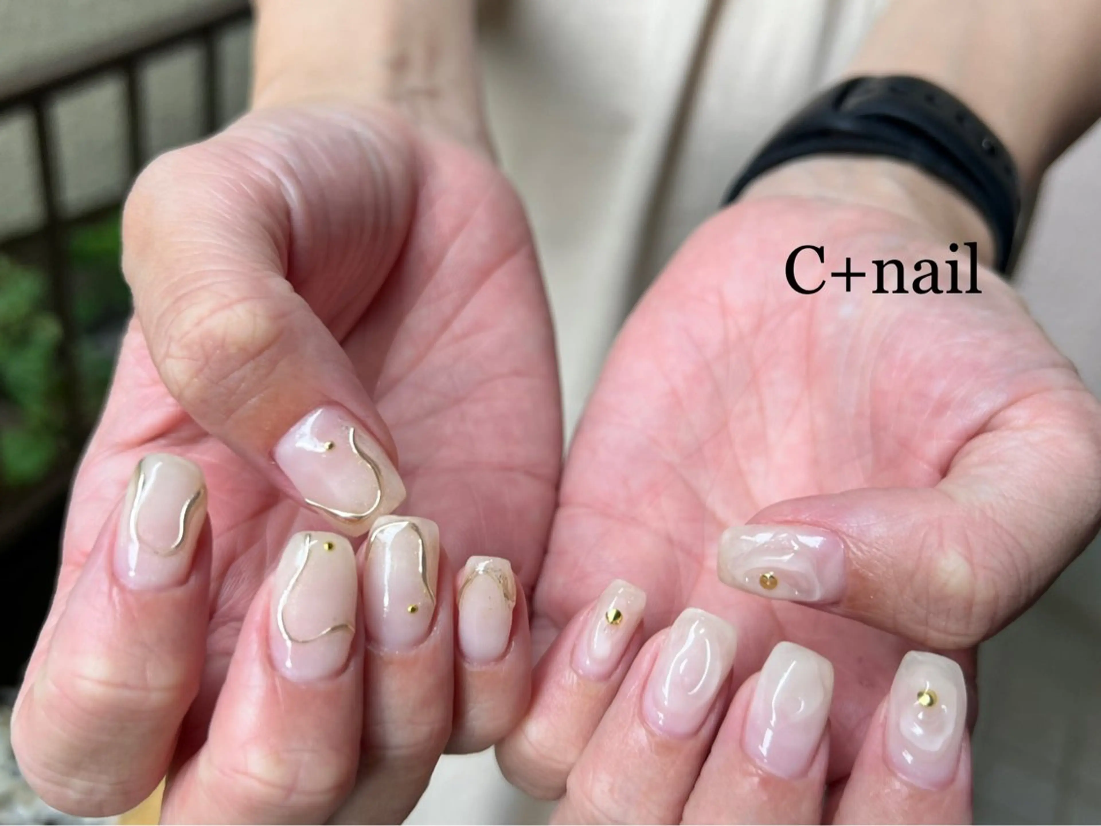 ネイル ニュアンスネイル ハンドネイル ✴︎ C+nailのネイルデザイン