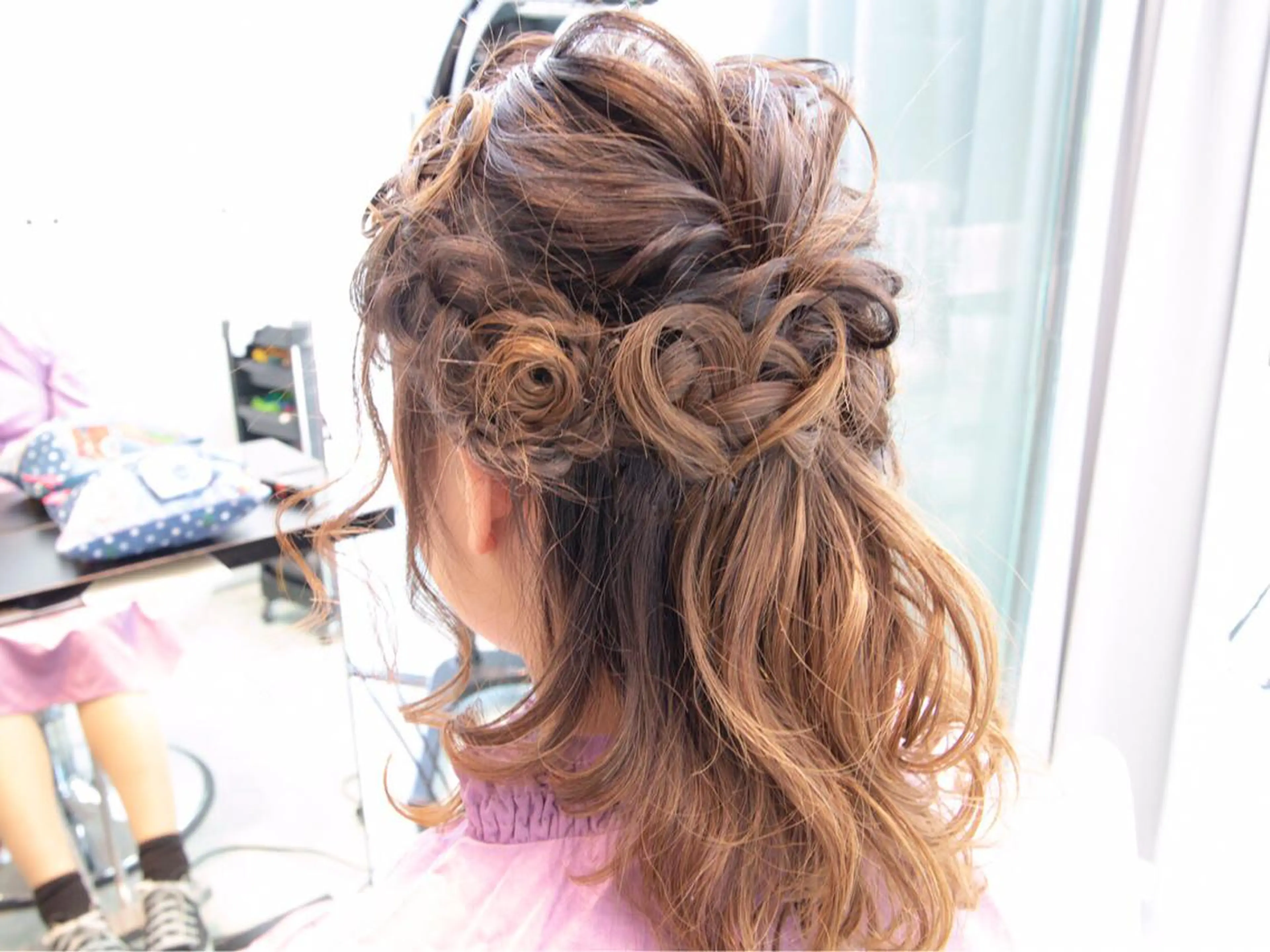 セミロング ヘアアレンジ Re:ta Hair 飯田淳平のヘアスタイル