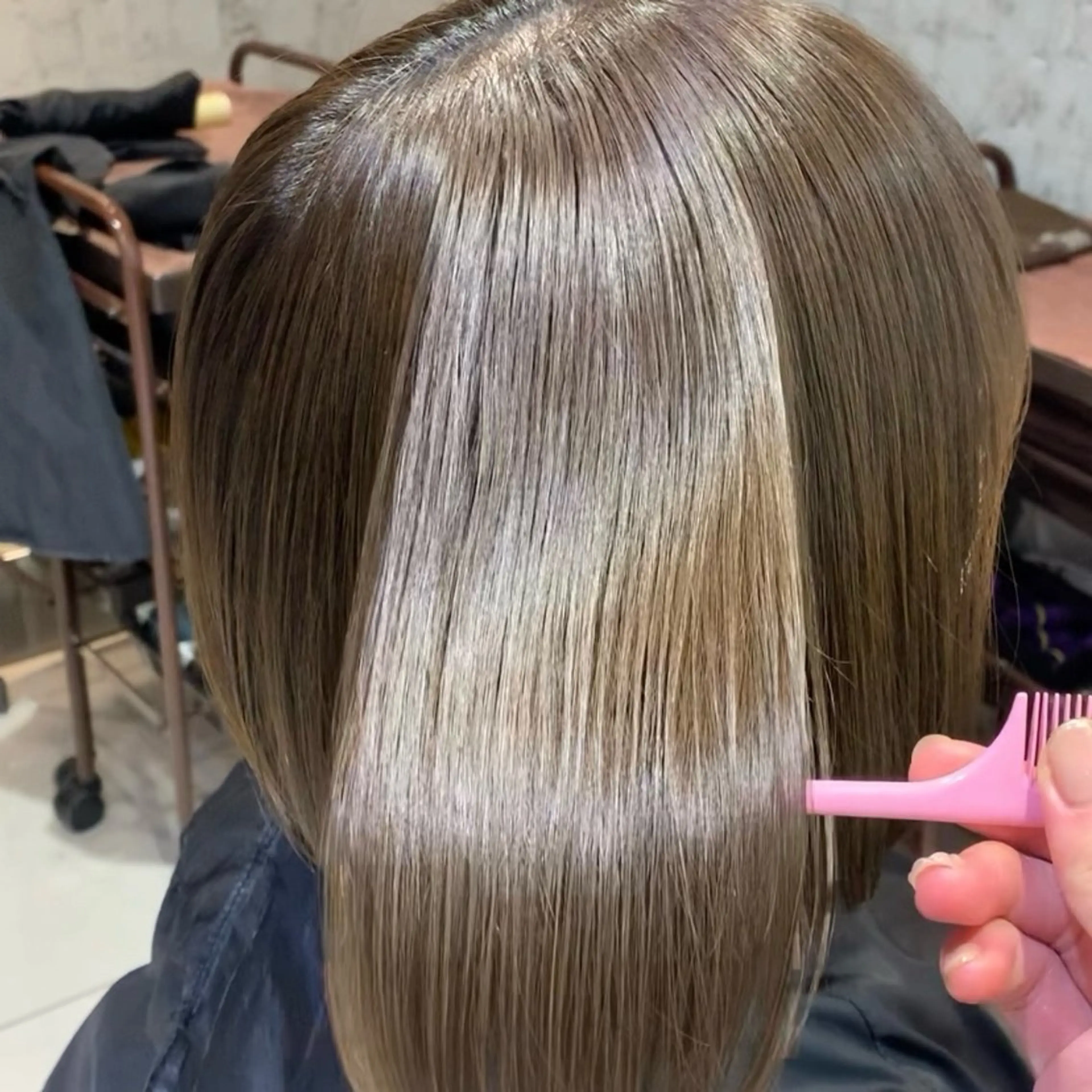 セミロング カラー カット ヘアカラー 🩰モテ艶girly ヘア🪽彩香‎🪡⟡のヘアスタイル