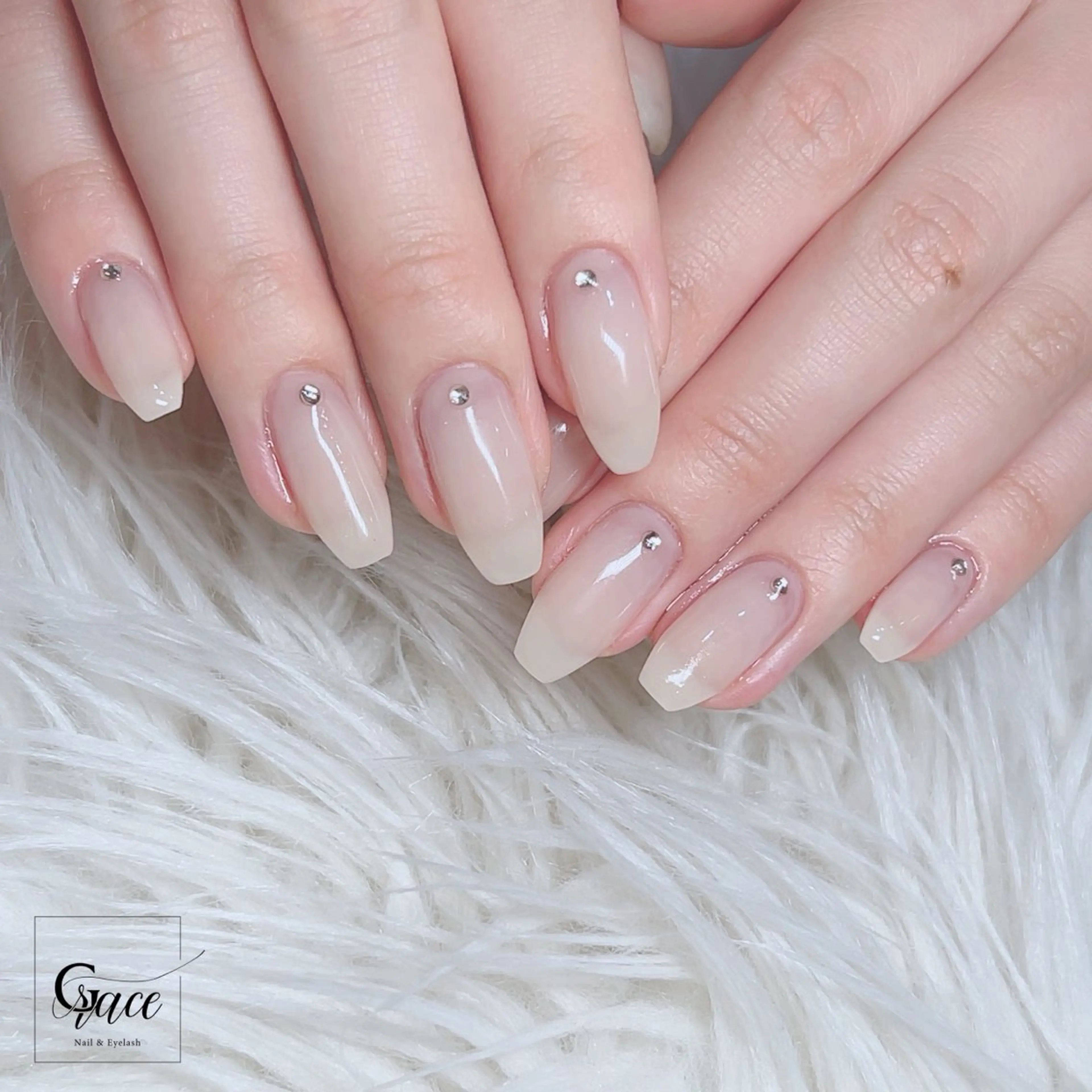 【オフなし】ワンカラー/ラメグラデーションの写真