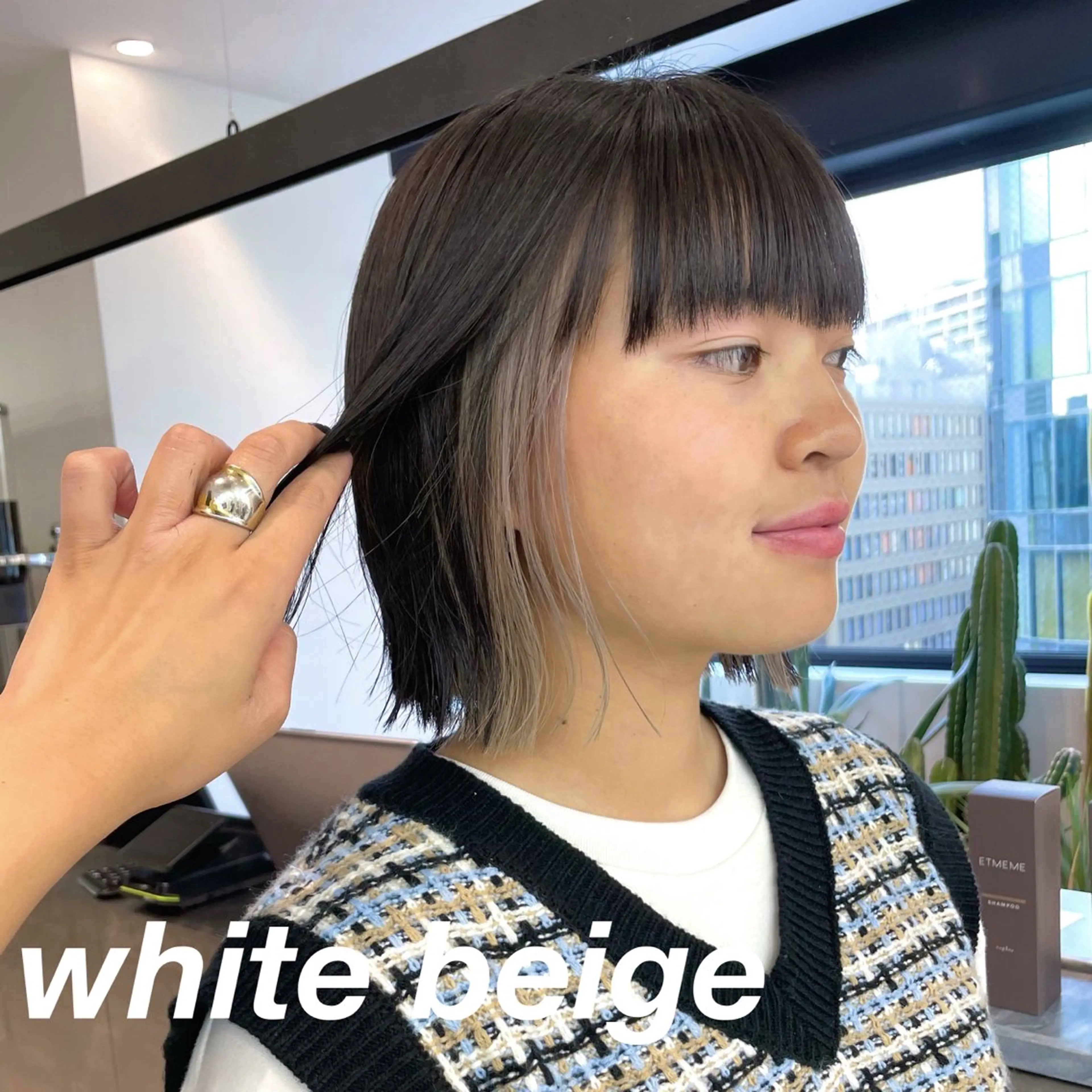 ショート カラー ヘアカラー トリートメント ♥️ブリーチ/ボブ/ レイヤー♥️maiのヘアスタイル