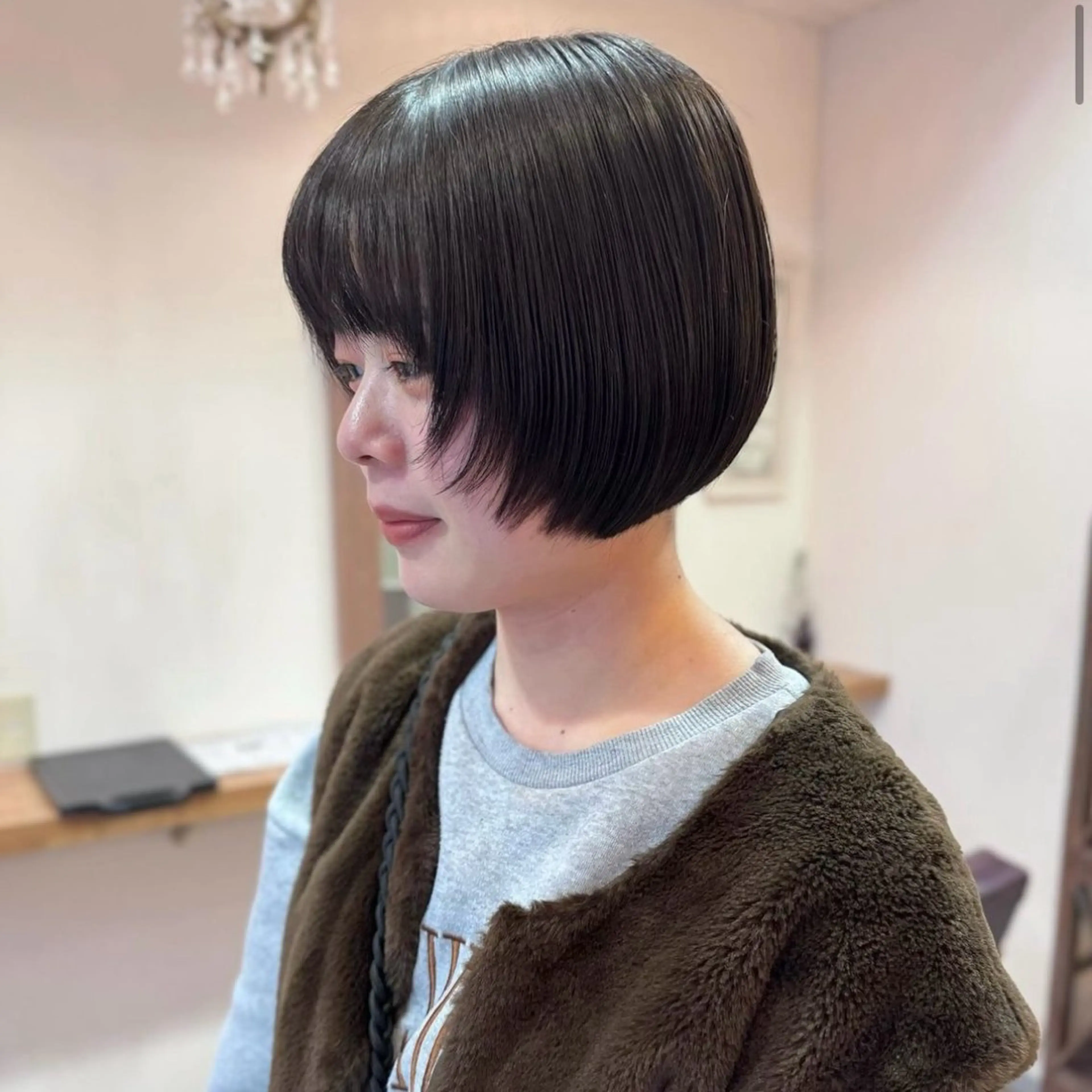 ショート 顔周りカット ショート/パーマ/ MIOのヘアスタイル