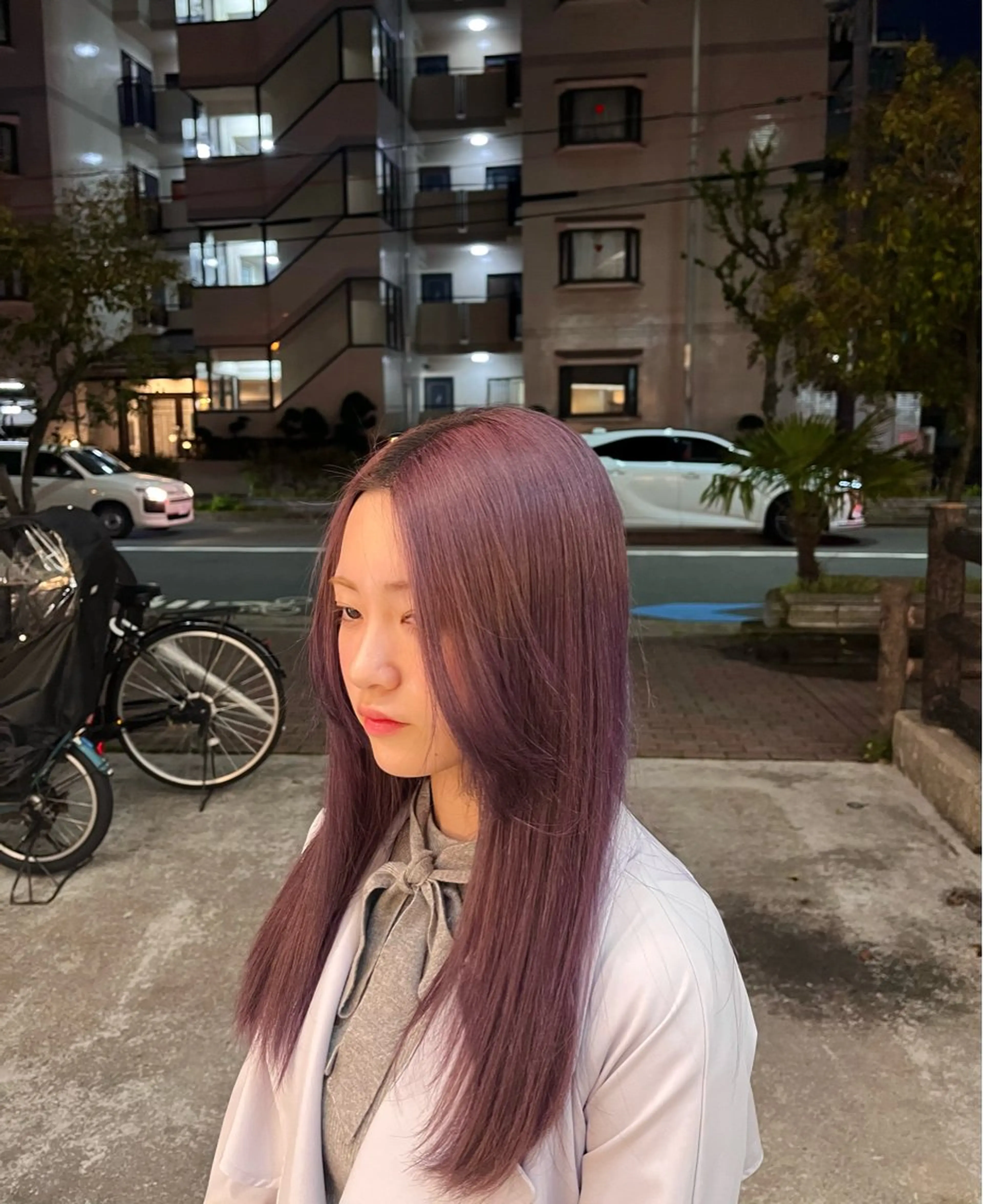 セミロング ヘアカラー [Tidehair] Riruのヘアスタイル