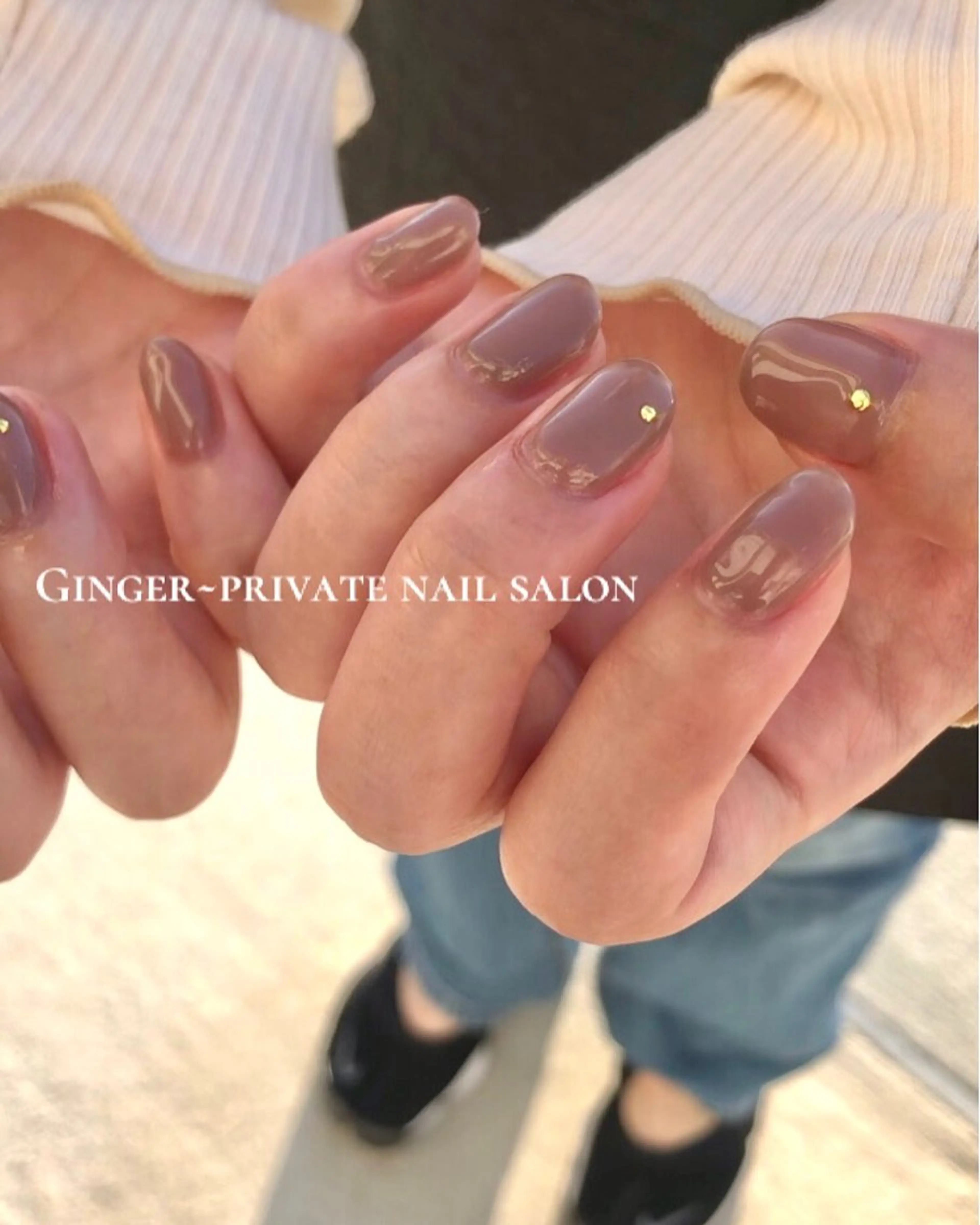 ネイル アートネイル フットネイル グラデーション ニュアンスネイル オフィスネイル GinGer nail salonのネイルデザイン