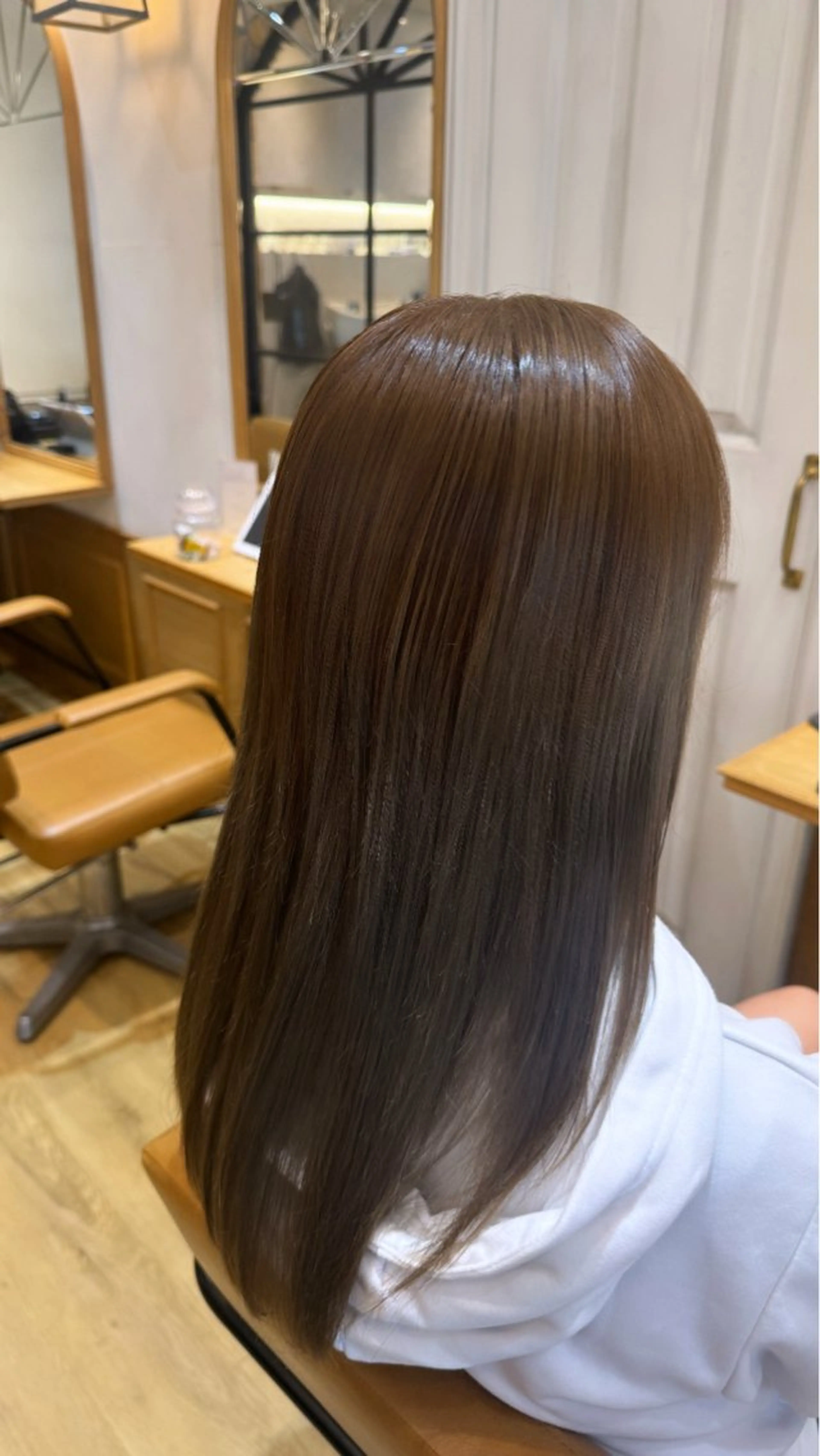 ロング ヘアカラー 透明感カラー💜 モテ髪 空陽💙のヘアスタイル