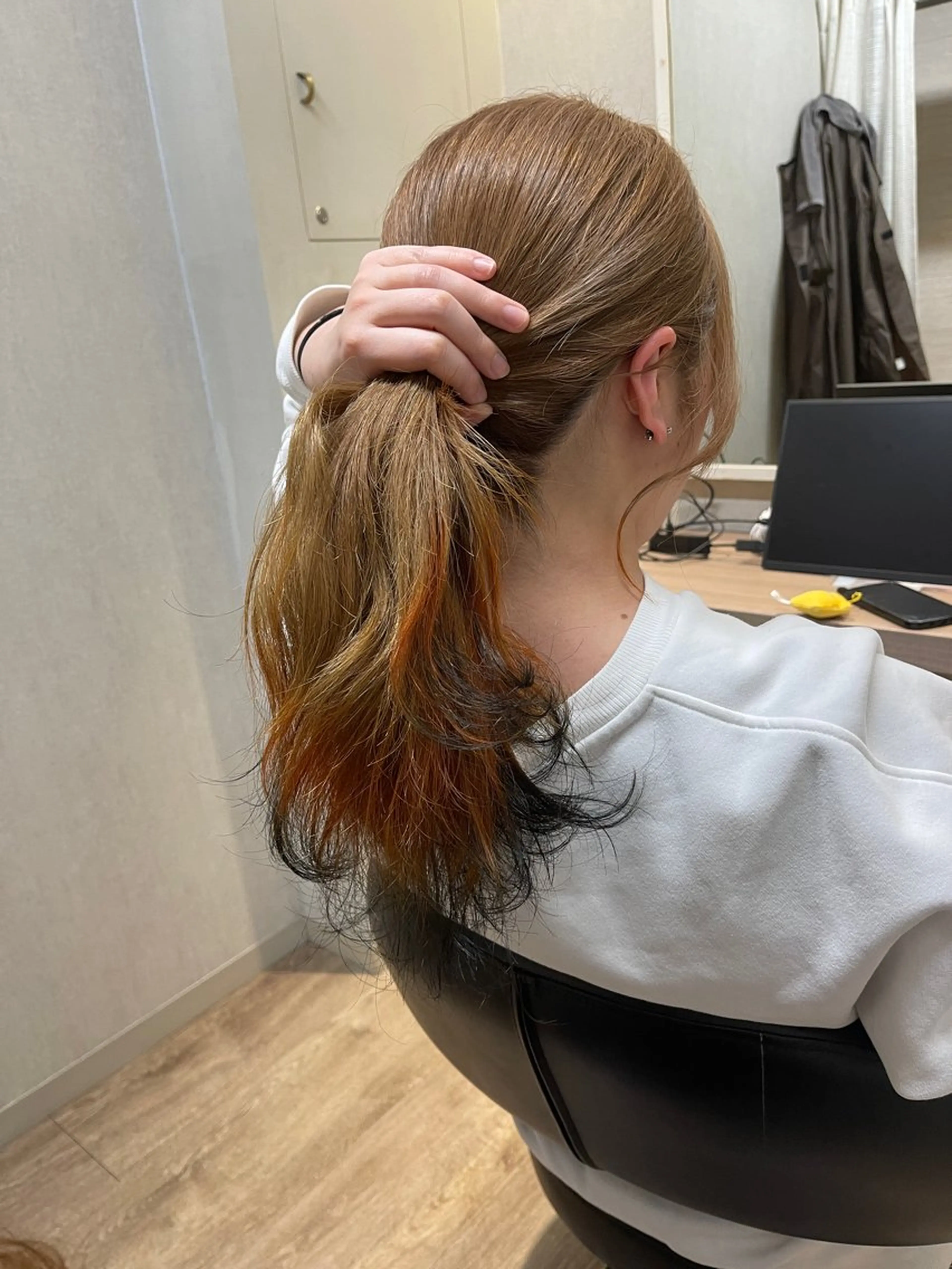 セミロング ANDIAMO SAKAE✩楓のヘアスタイル