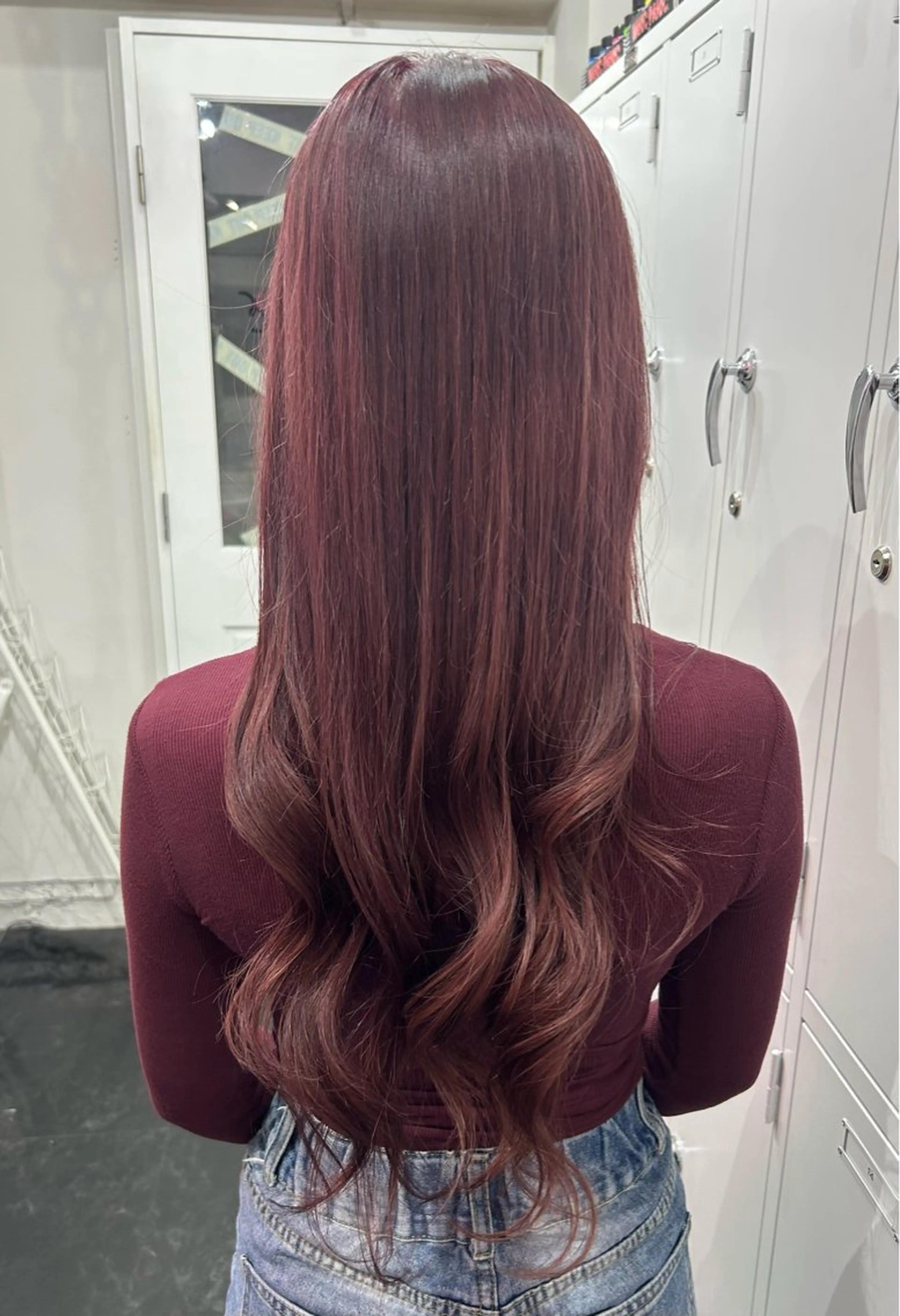 ロング ヘアカラー 🪼モモカ/デザイン ハイトーンカラー🪼のヘアスタイル