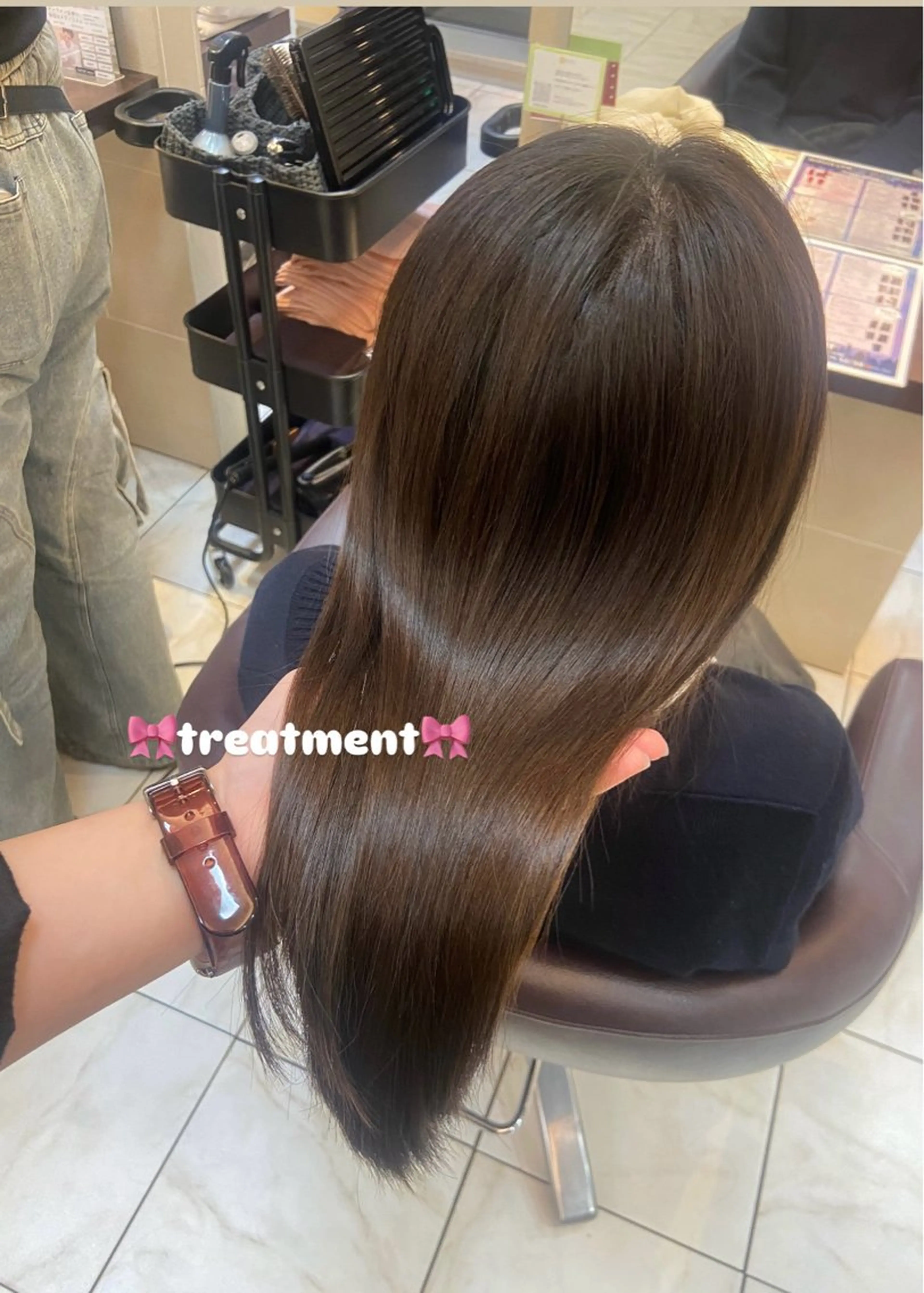 ミディアム トリートメント カット トリートメント 🎀透明感カラー 🐈ナズナのヘアスタイル