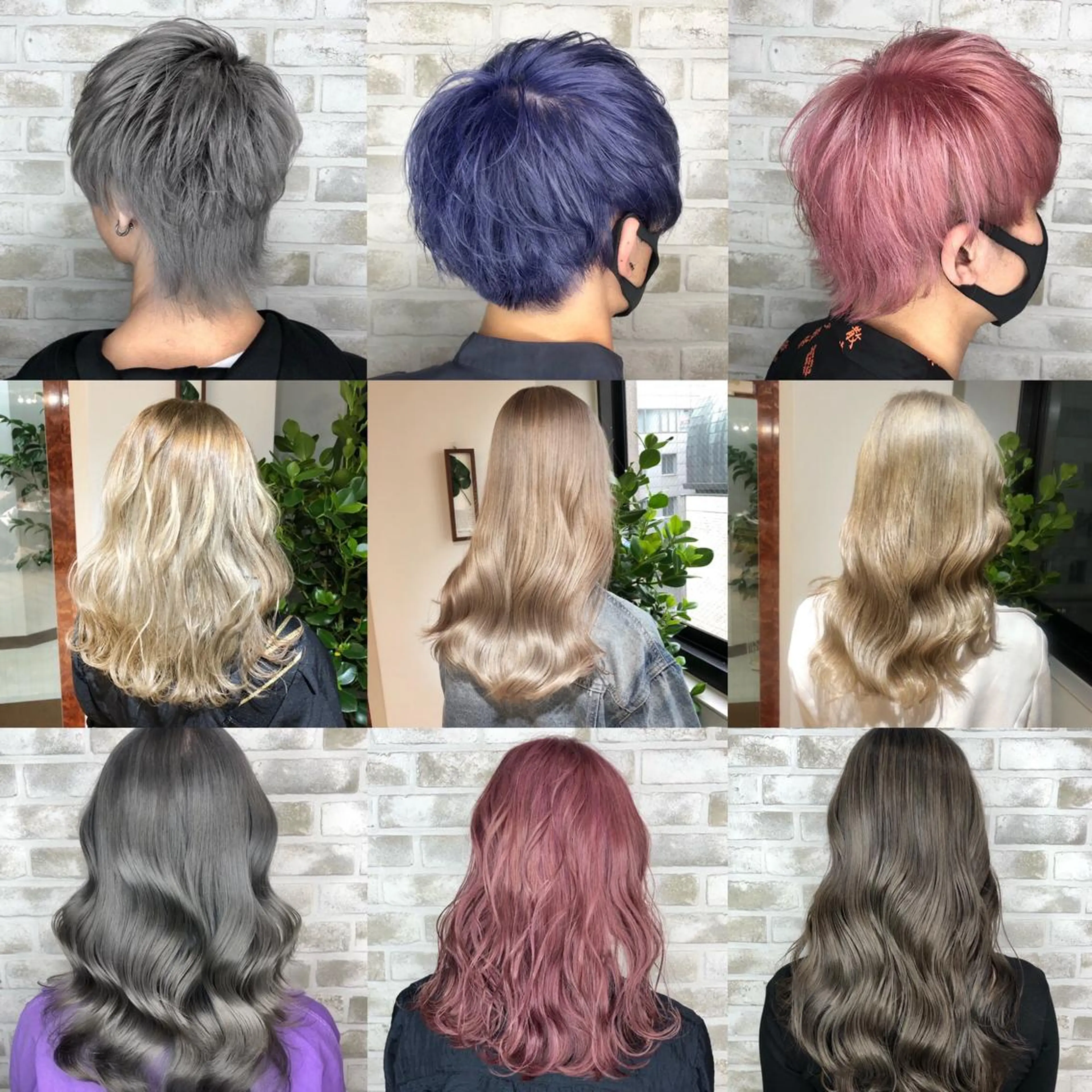 ロング カラー ヘアアレンジ ブリーチ トッチ 艶髪髪質改善のヘアスタイル