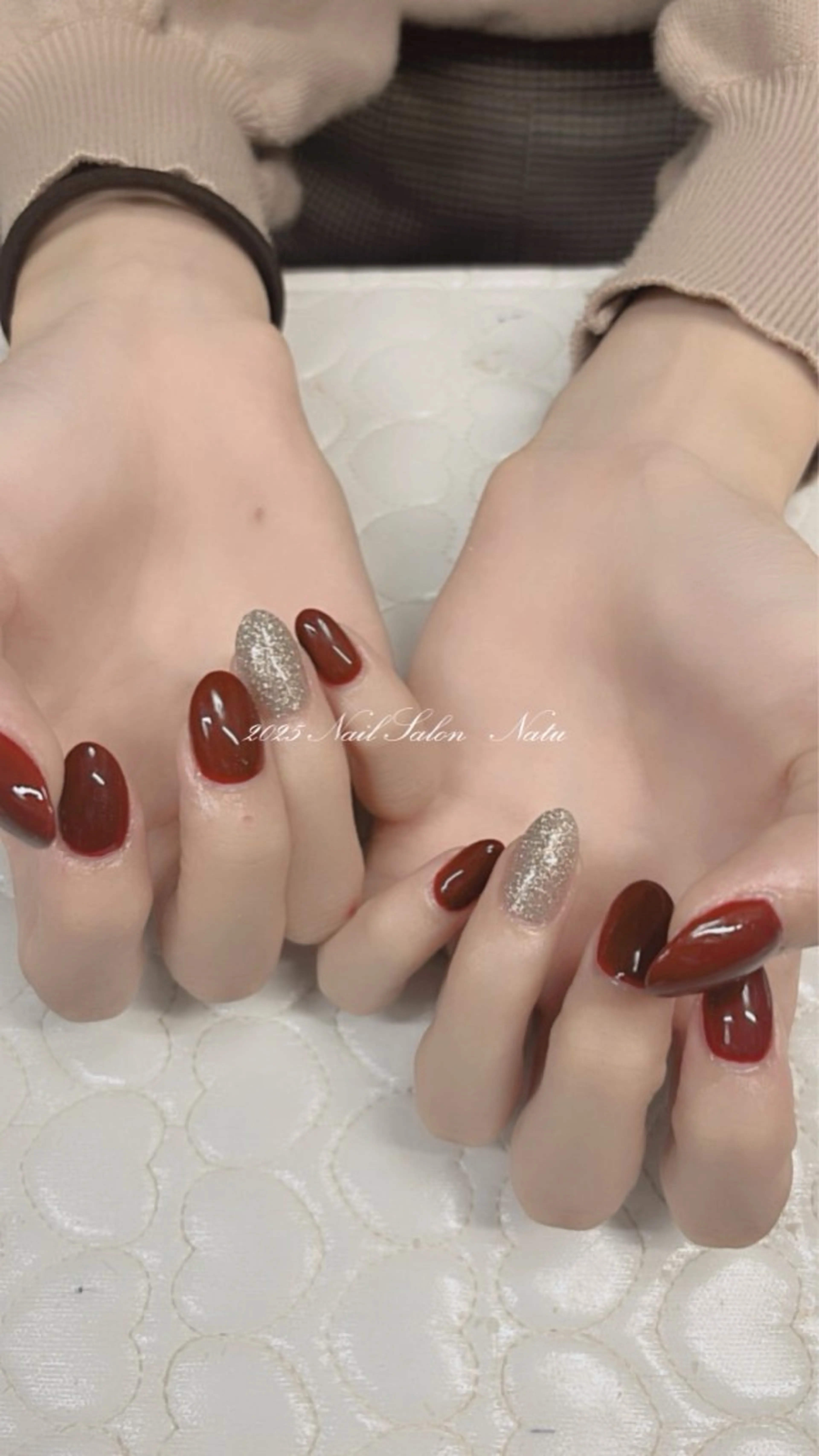 ネイル 長さ出し ショートネイル nailsalon　 Natuのネイルデザイン