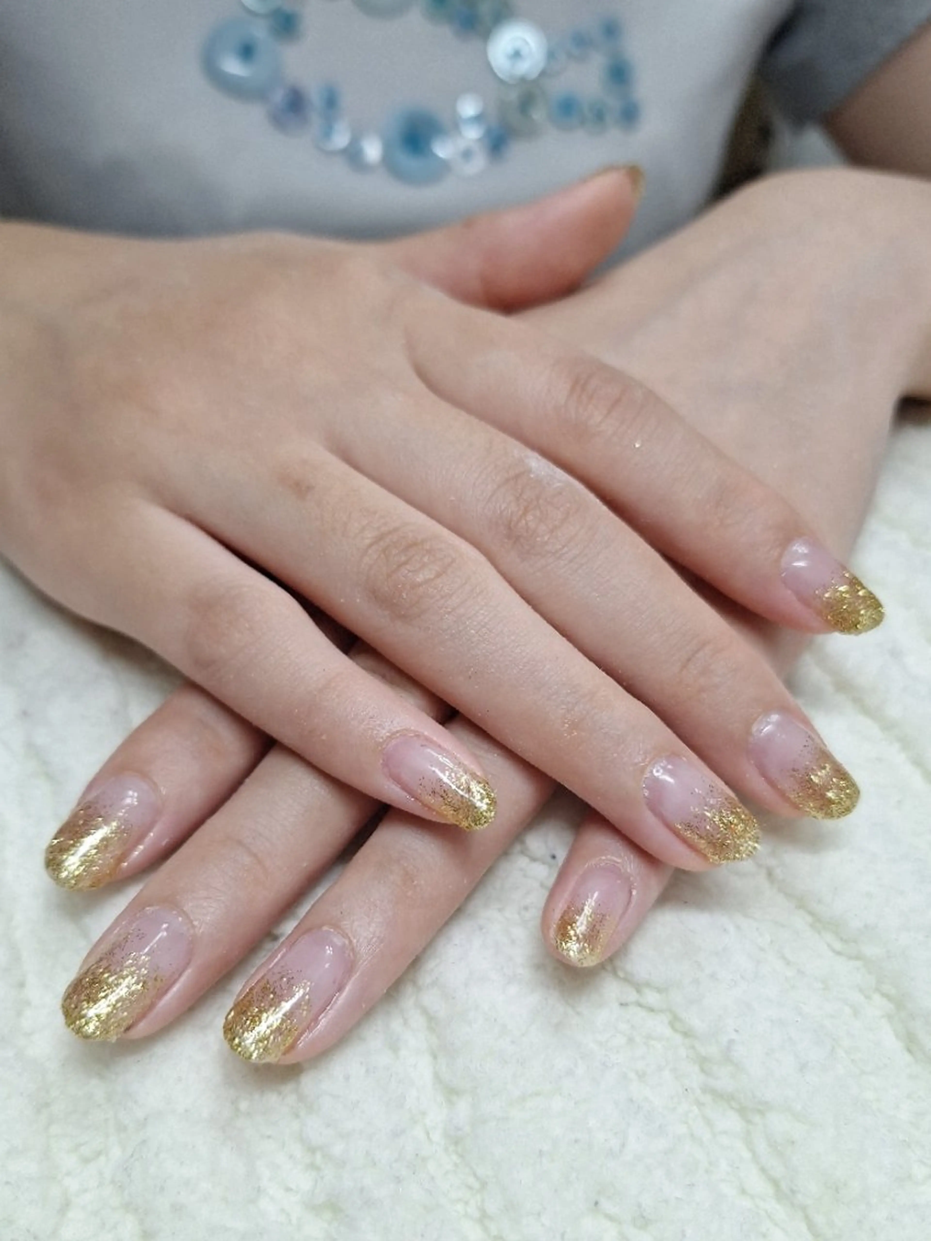 ネイル グラデーション ラメ(グリッター) ラメグラデーション AnotherNail所属・藤井 みなこのネイルデザイン