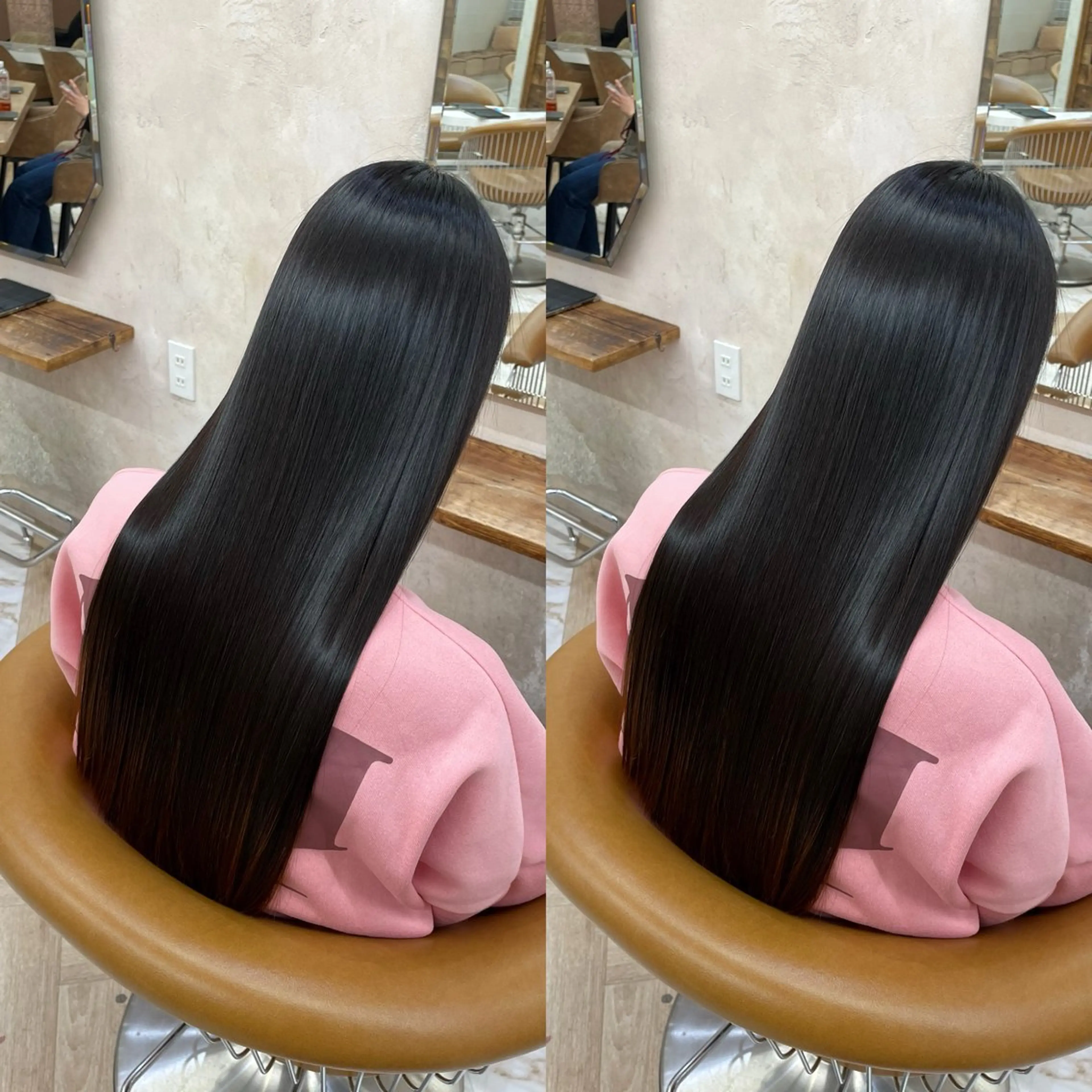 ロング 縮毛矯正 トリートメント 縮毛矯正/艶カラー 笠原康平のヘアスタイル