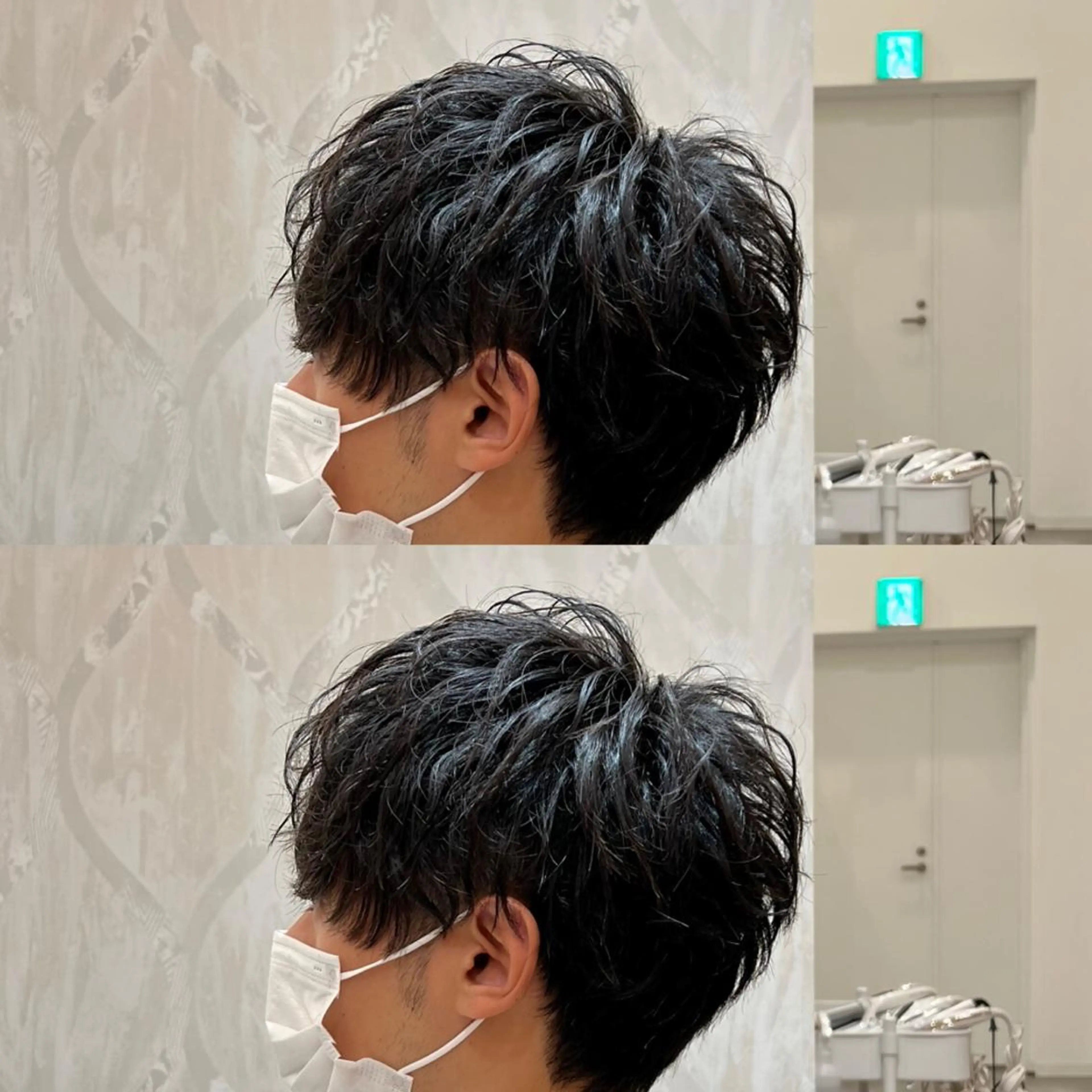 メンズ 北浜 カットモデル募集のヘアスタイル
