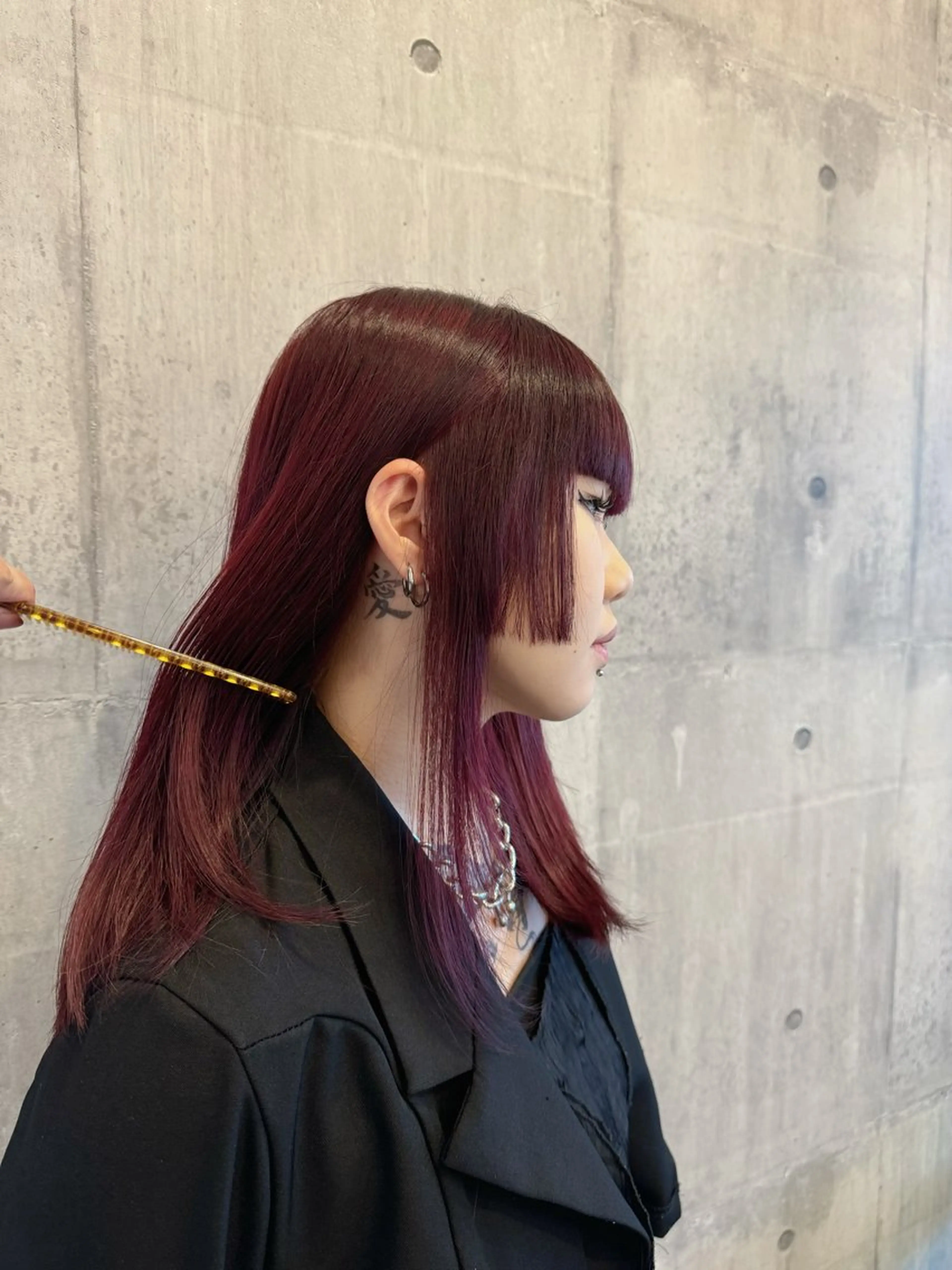 セミロング ヘアカラー トリートメント yuimarl切田 はじめ✨のヘアスタイル