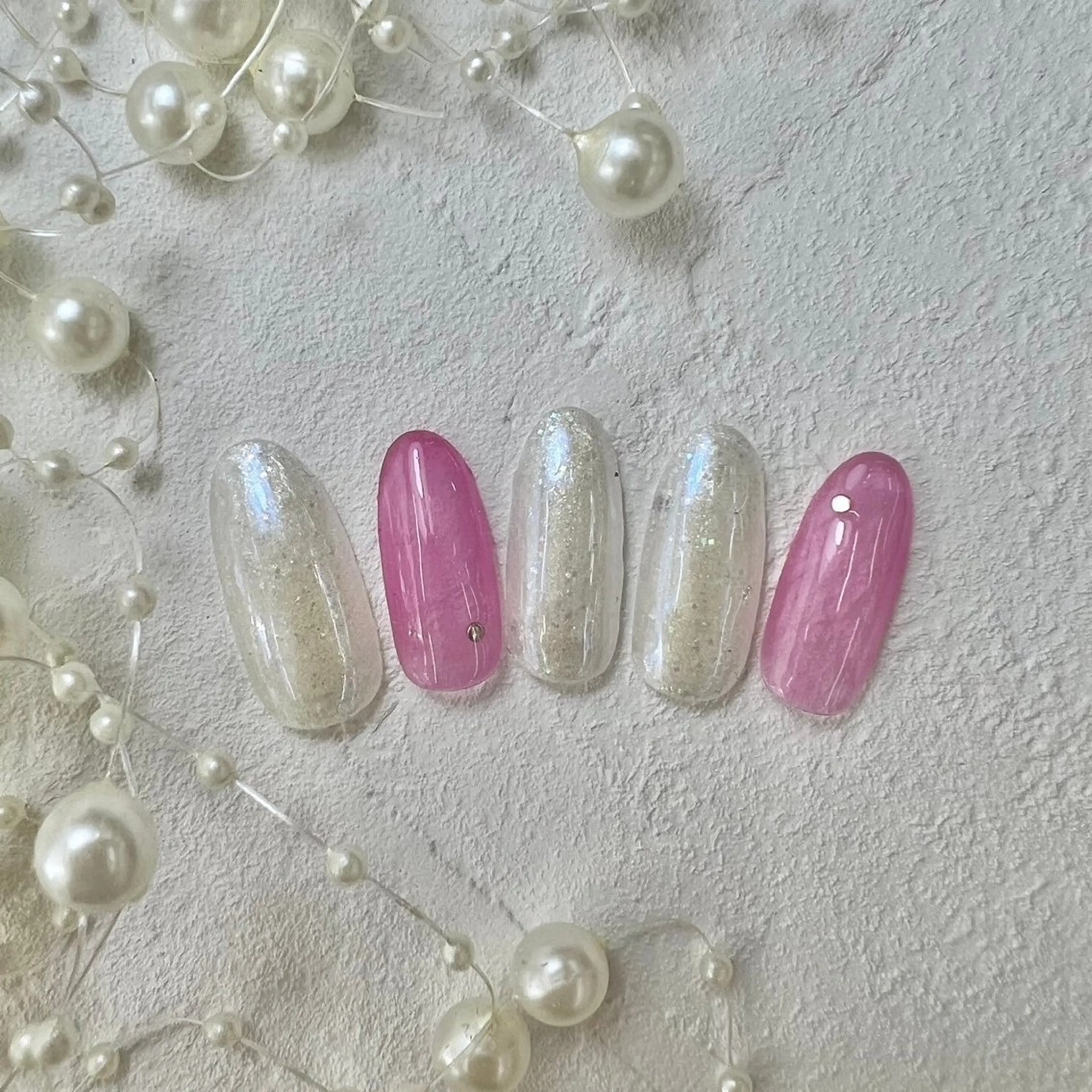 ネイル ⭐︎休業中の練習⭐︎ JNA認定講師髙橋のネイルデザイン