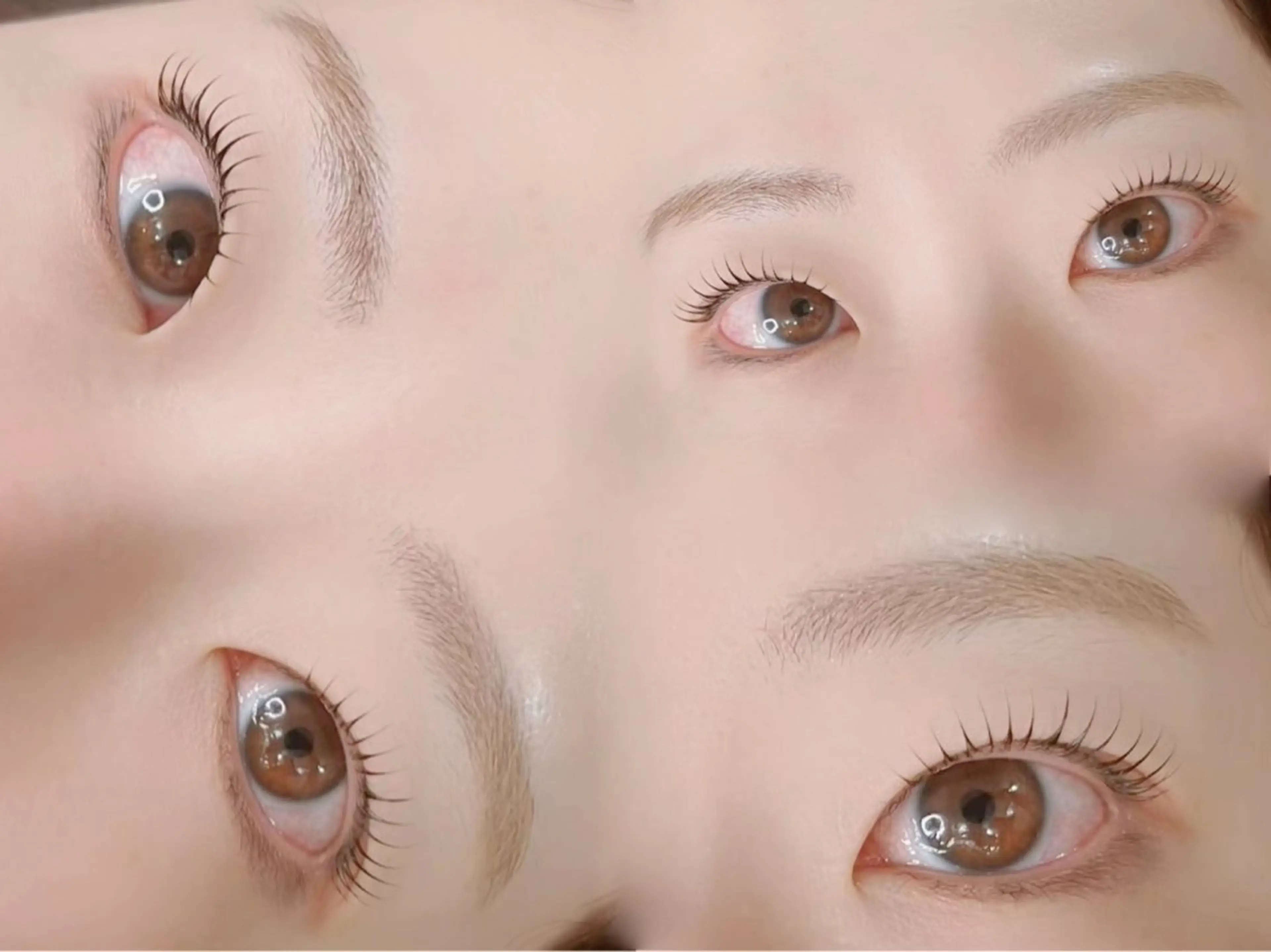 マツエク・マツパ 束感まつ毛 ナチュラル 一重×まつ毛パーマ マツパ Livicate 💗🧁🎀🦋のマツエク・マツパデザイン