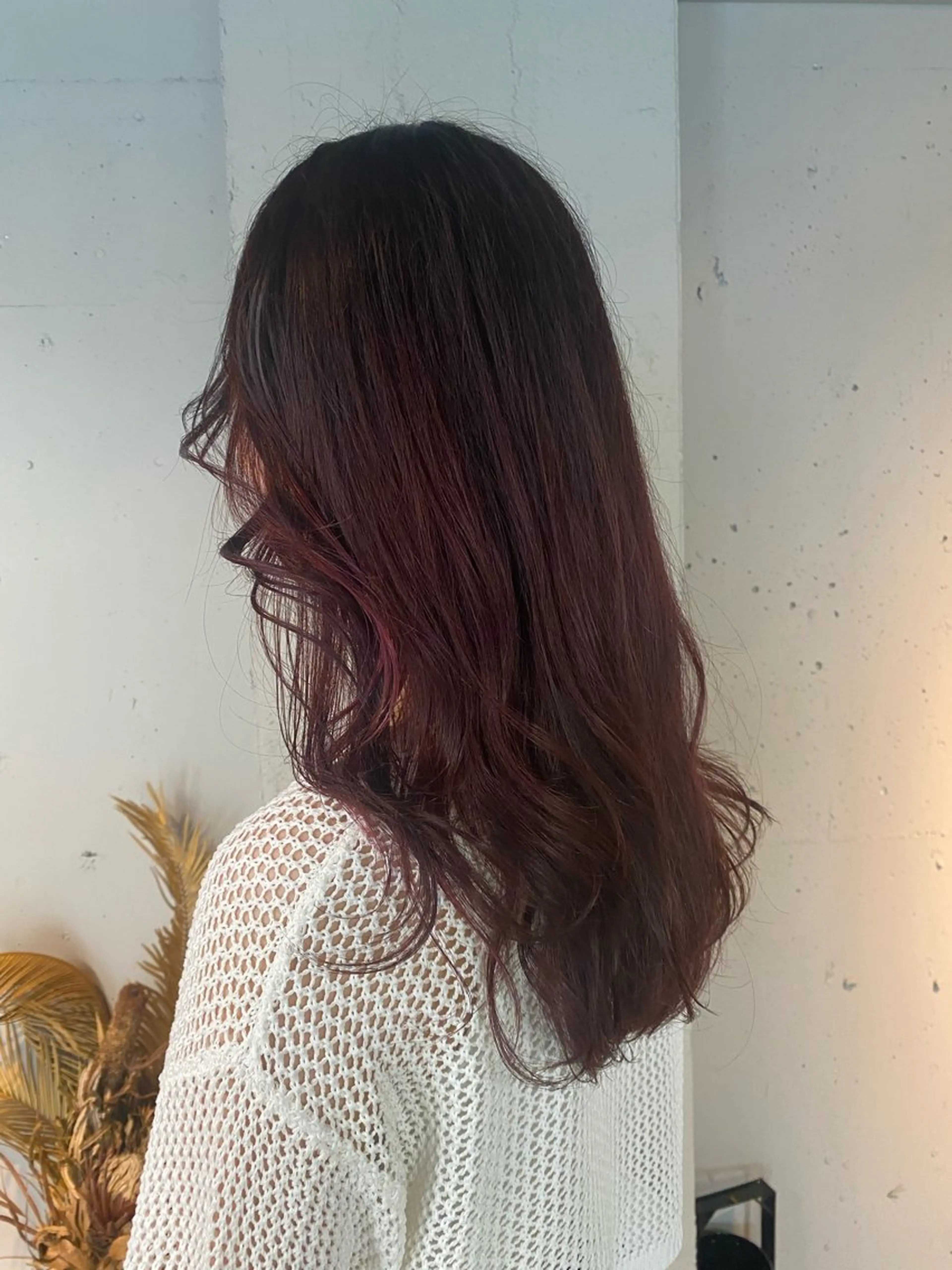 ロング カラー ブラウンカラー ピンクカラー ピンクブラウン 艶髪/髪質改善/ MONSO山本のヘアスタイル