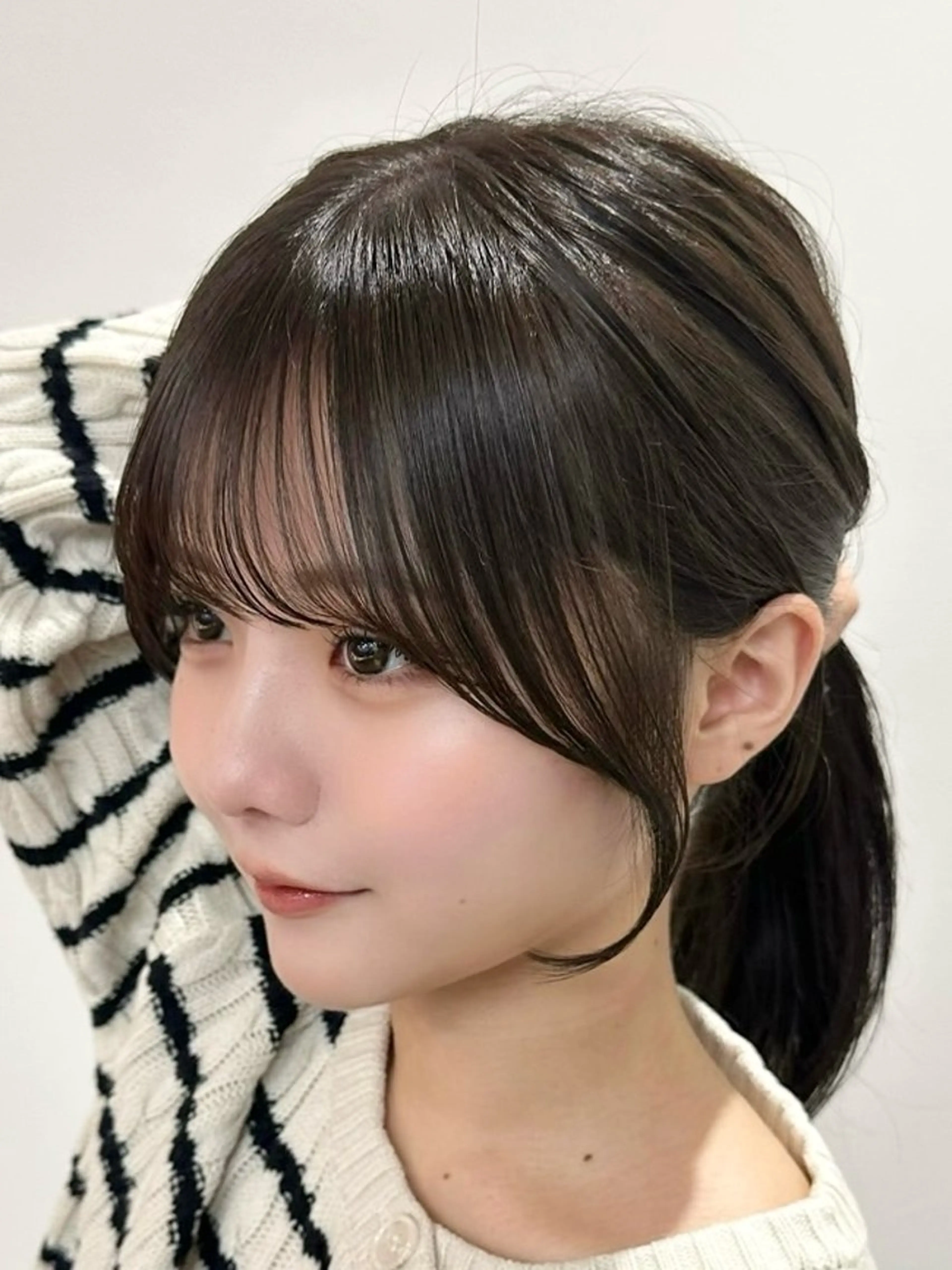 ミディアム カラー カット ヘアカラー トリートメント ✨顔まわりカット ✨渋谷人気No.1✨のヘアスタイル