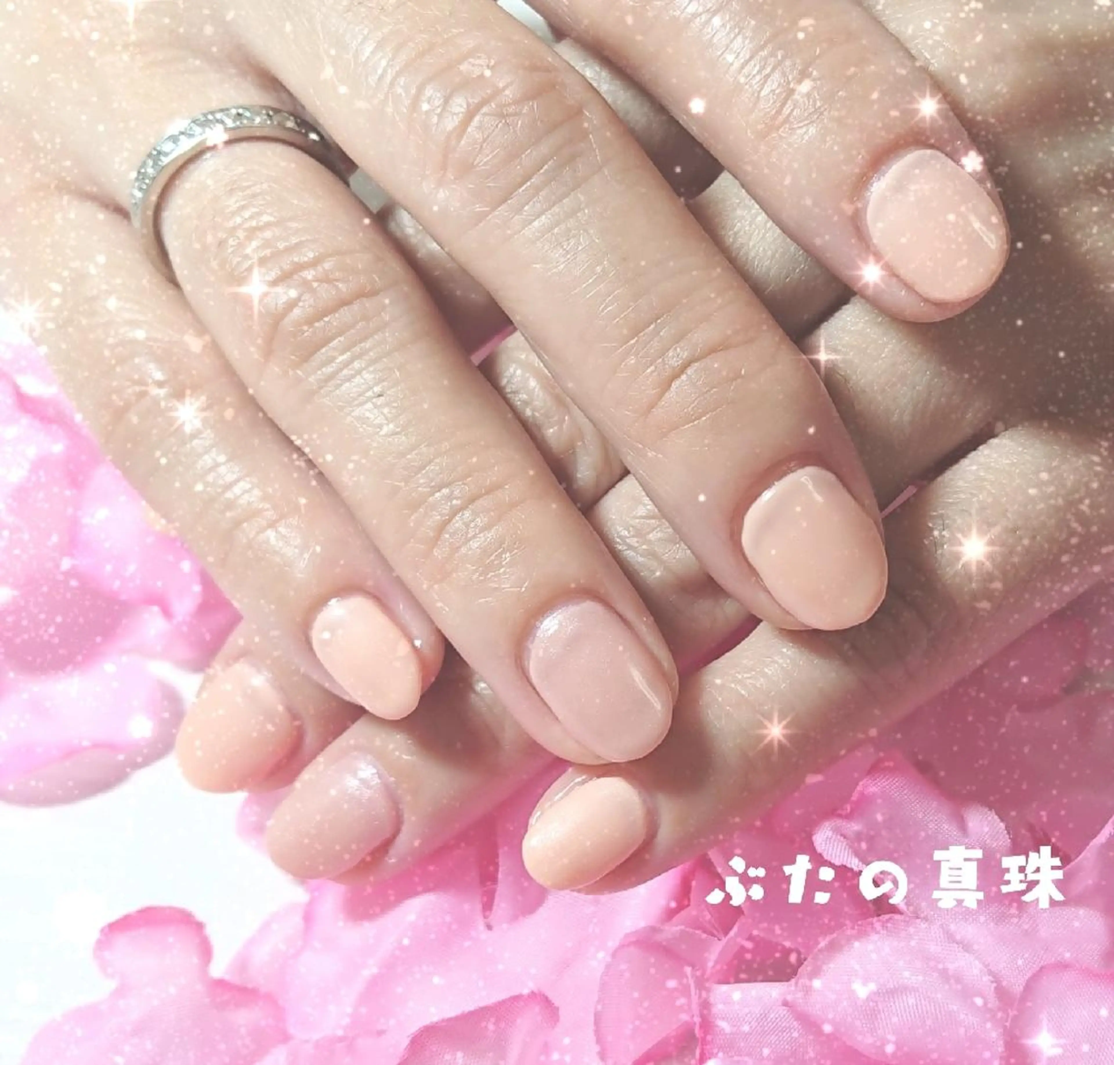 ネイル ワンカラーネイル ハンドネイル 林 珠里のネイルデザイン