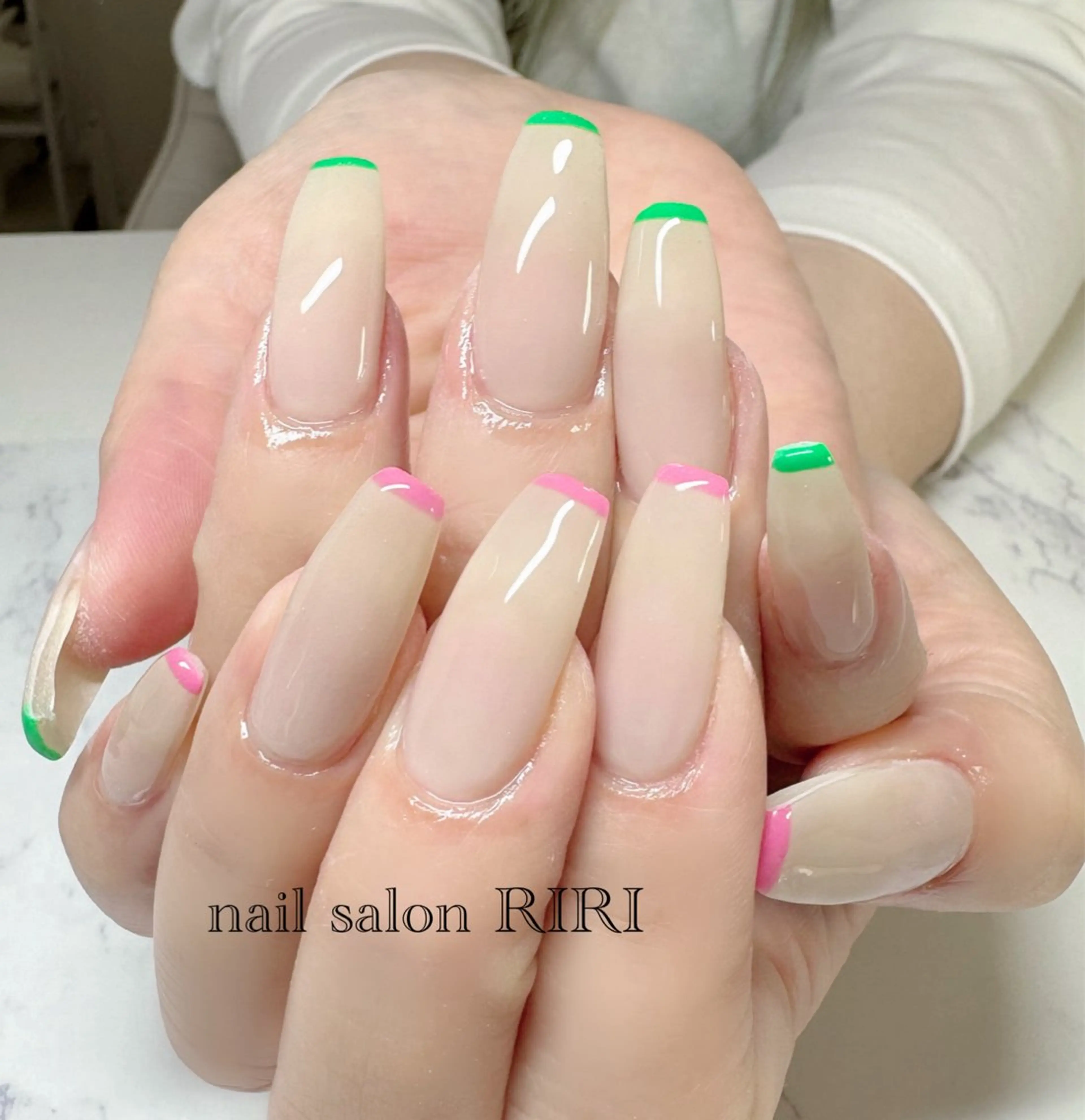 ネイル フレンチネイル RIRI リリのネイルデザイン