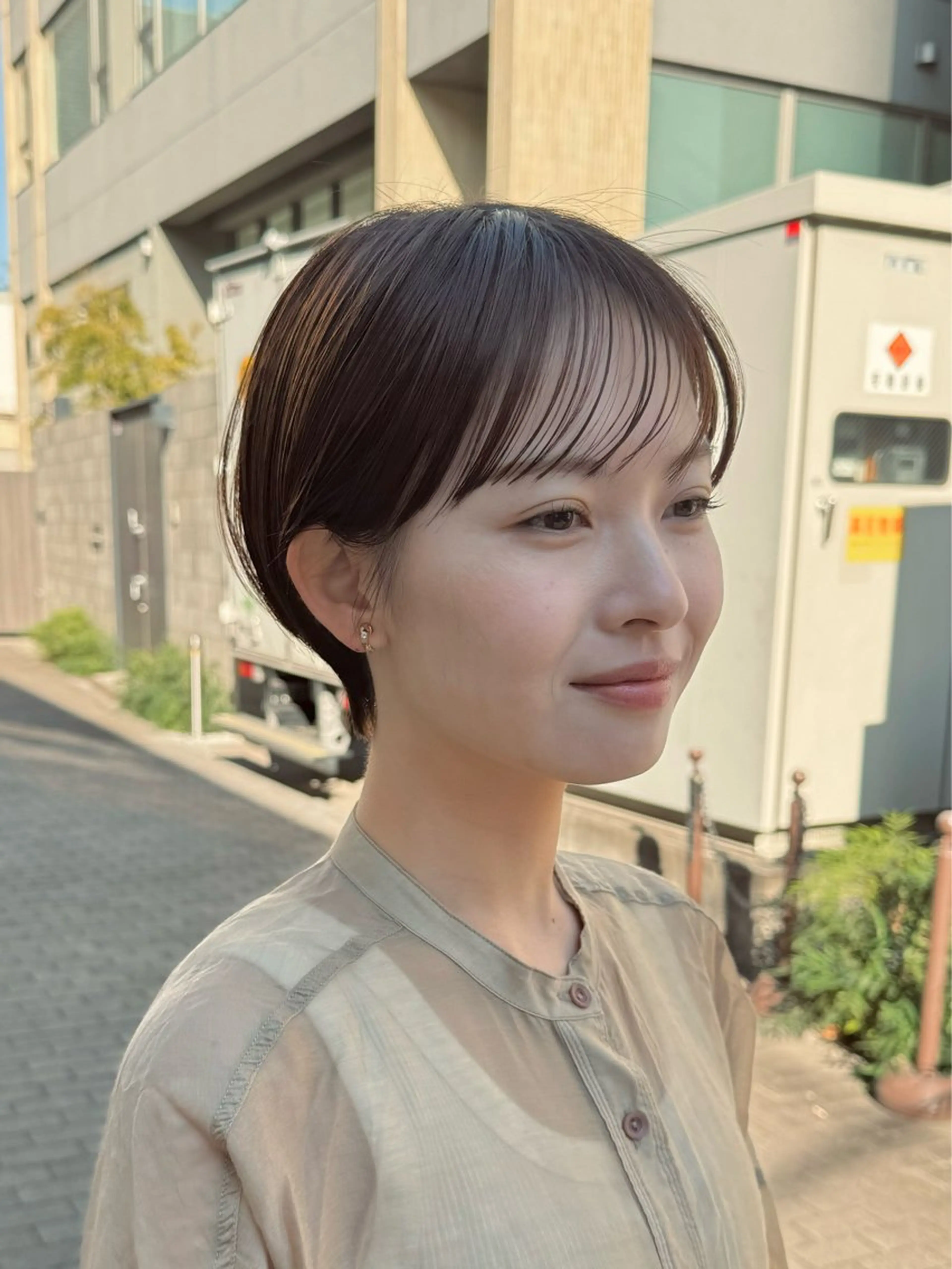 ショート カラー ショートボブ ボブ ショートヘア mee.表参道所属・ボブ/ショート /パーマ/shinのヘアスタイル