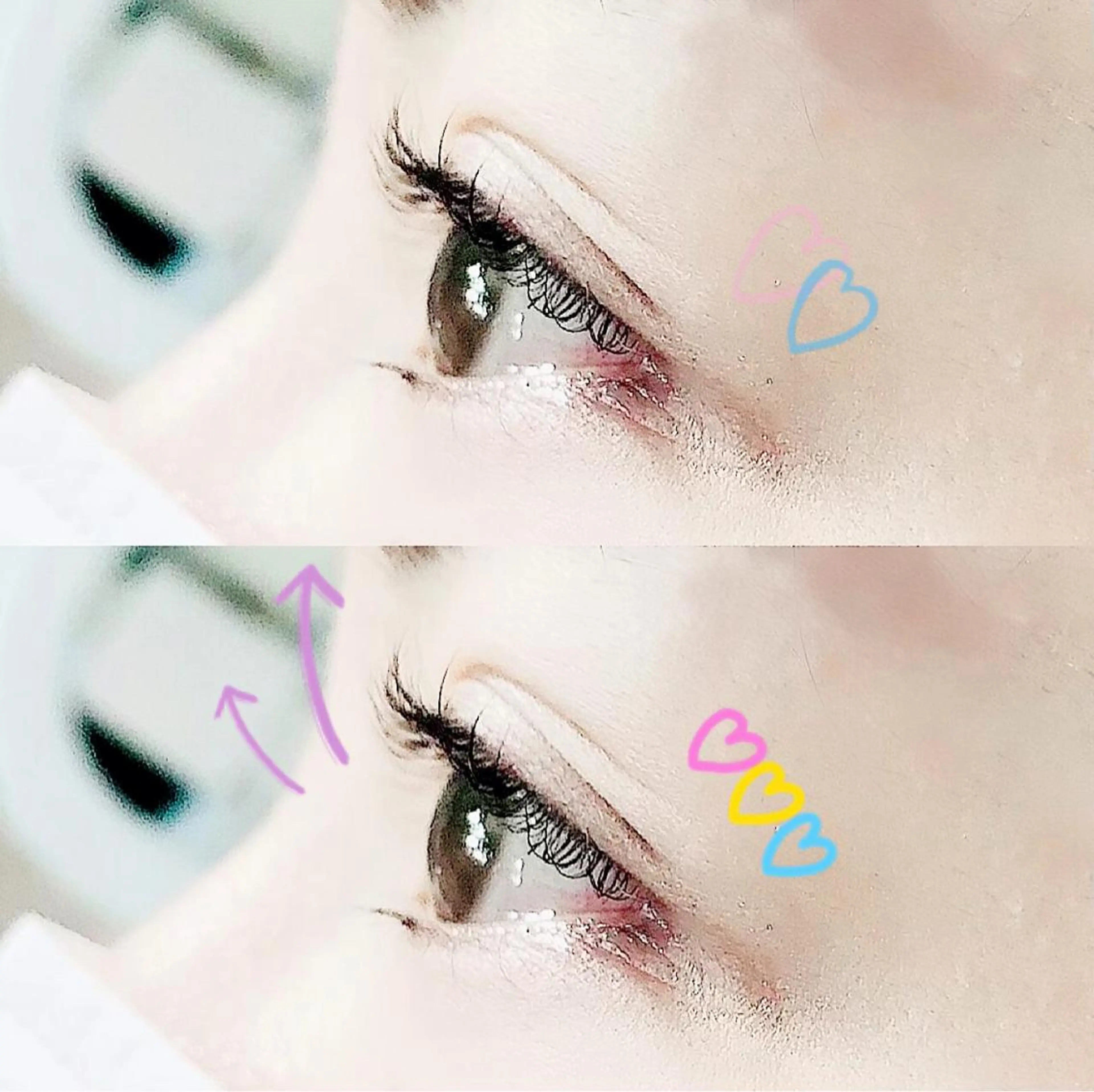 マツエク・マツパ Cカール Lカール 一重×まつ毛パーマ eyelash presh yukaのマツエク・マツパデザイン