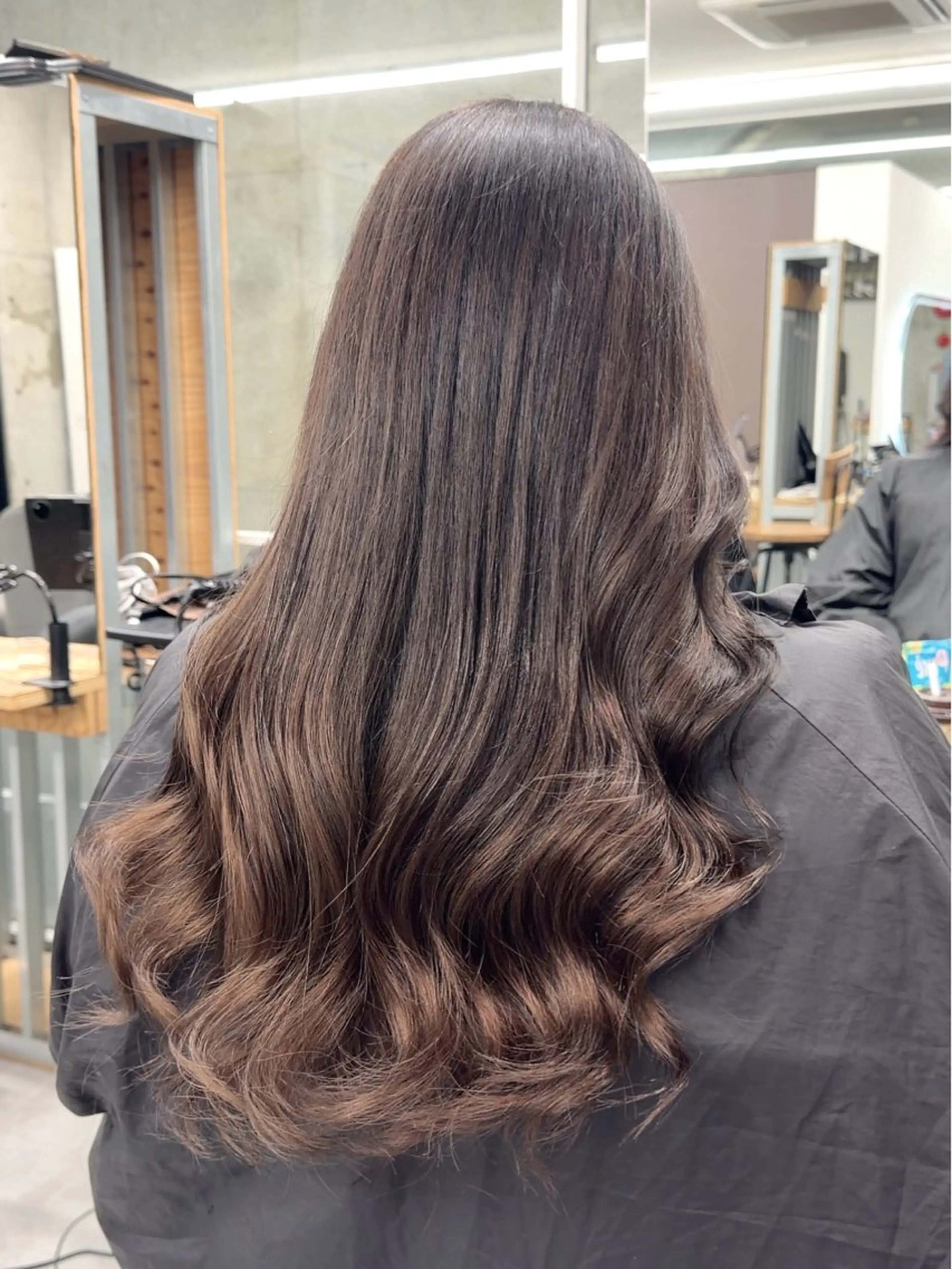 ロング カラー ヘアカラー トリートメント Kotoko🖤/海 外/バレイヤージュのヘアスタイル