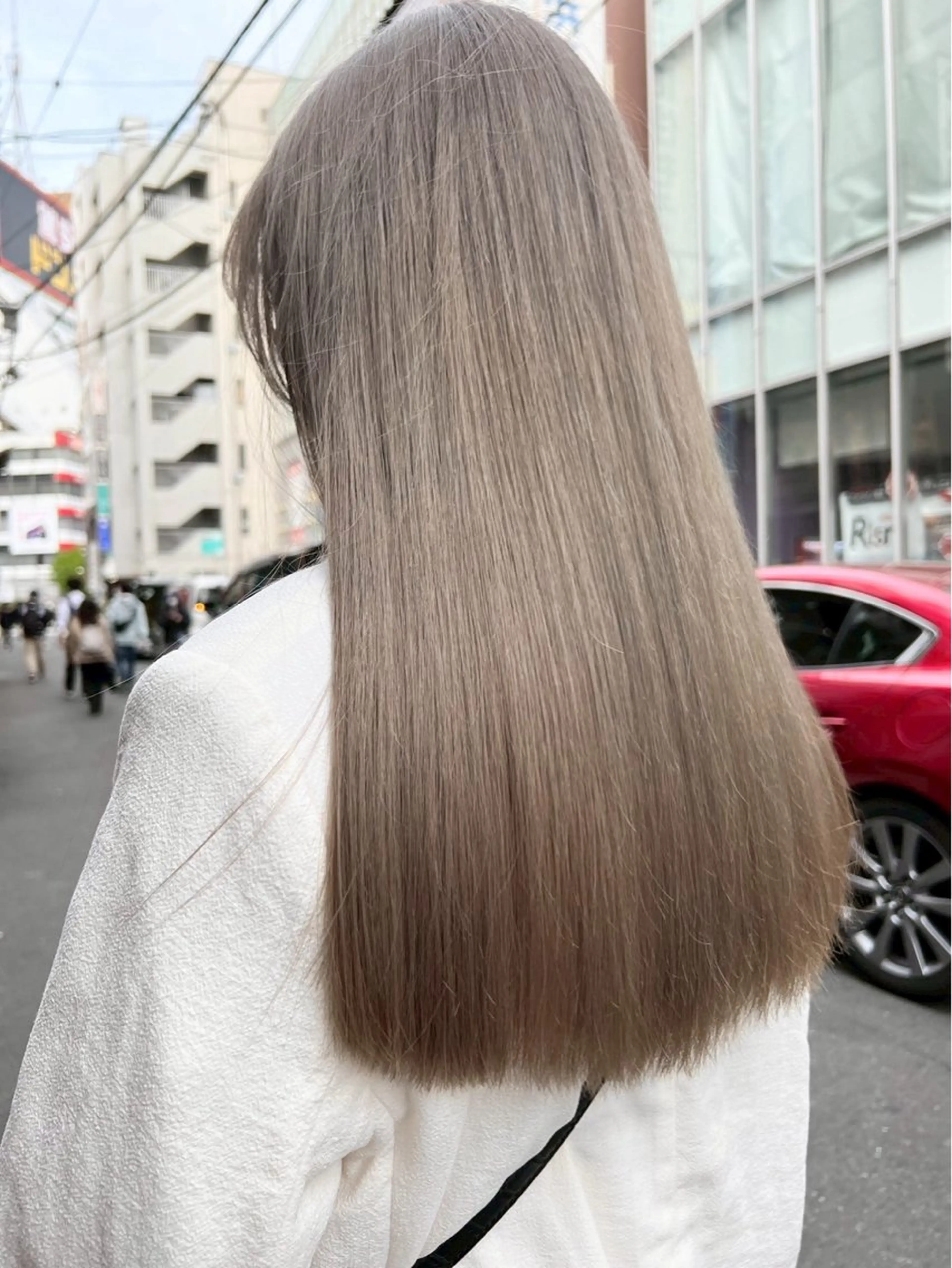 ロング カット ヘアカラー トリートメント ヘッドスパ ヘアセット 🇰🇷韓国ワンホン カラー🎀✨️AYUのヘアスタイル