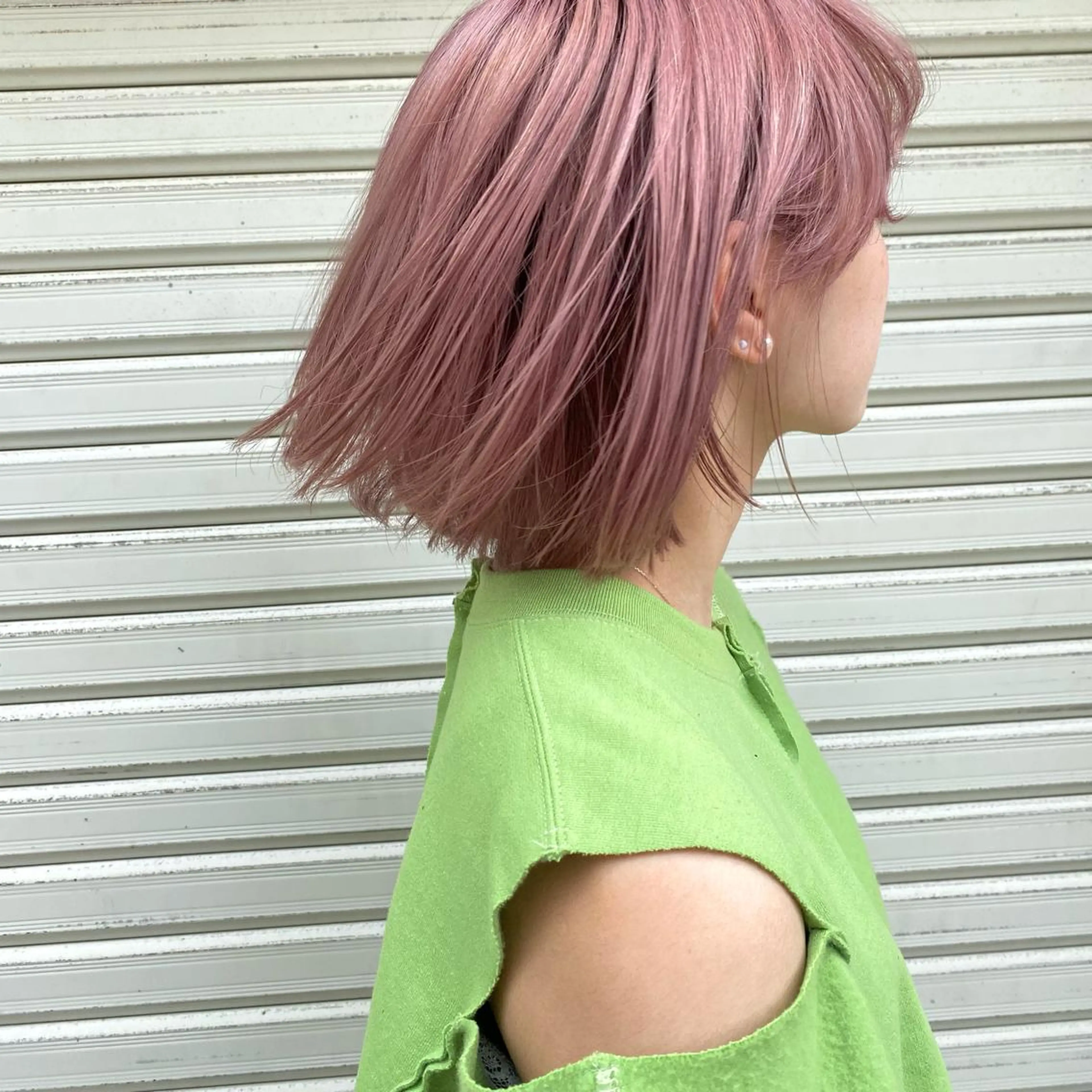 ミディアム カラー ブリーチカラーが人気 onnuのヘアスタイル