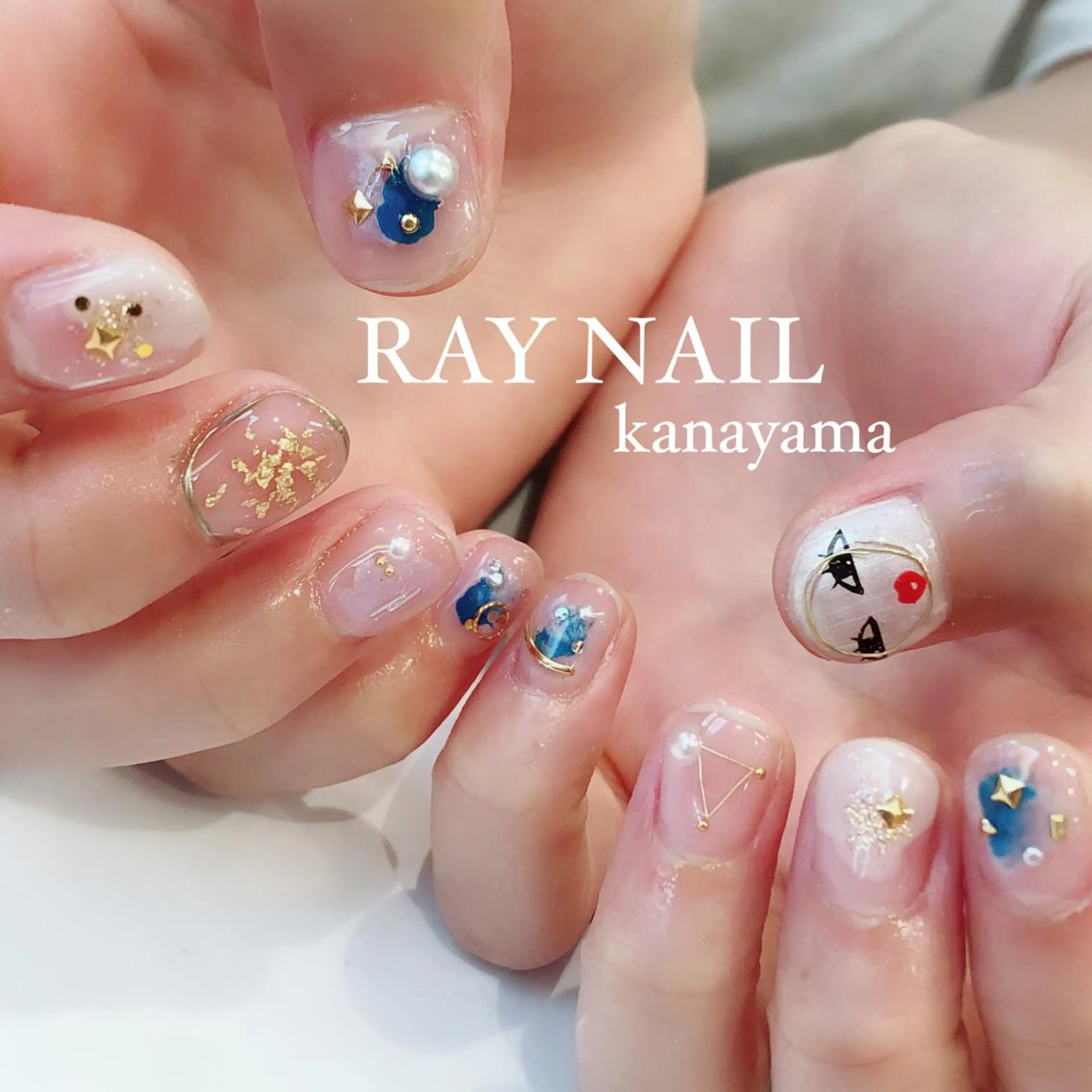 ネイル Arowa 伊田のネイルデザイン