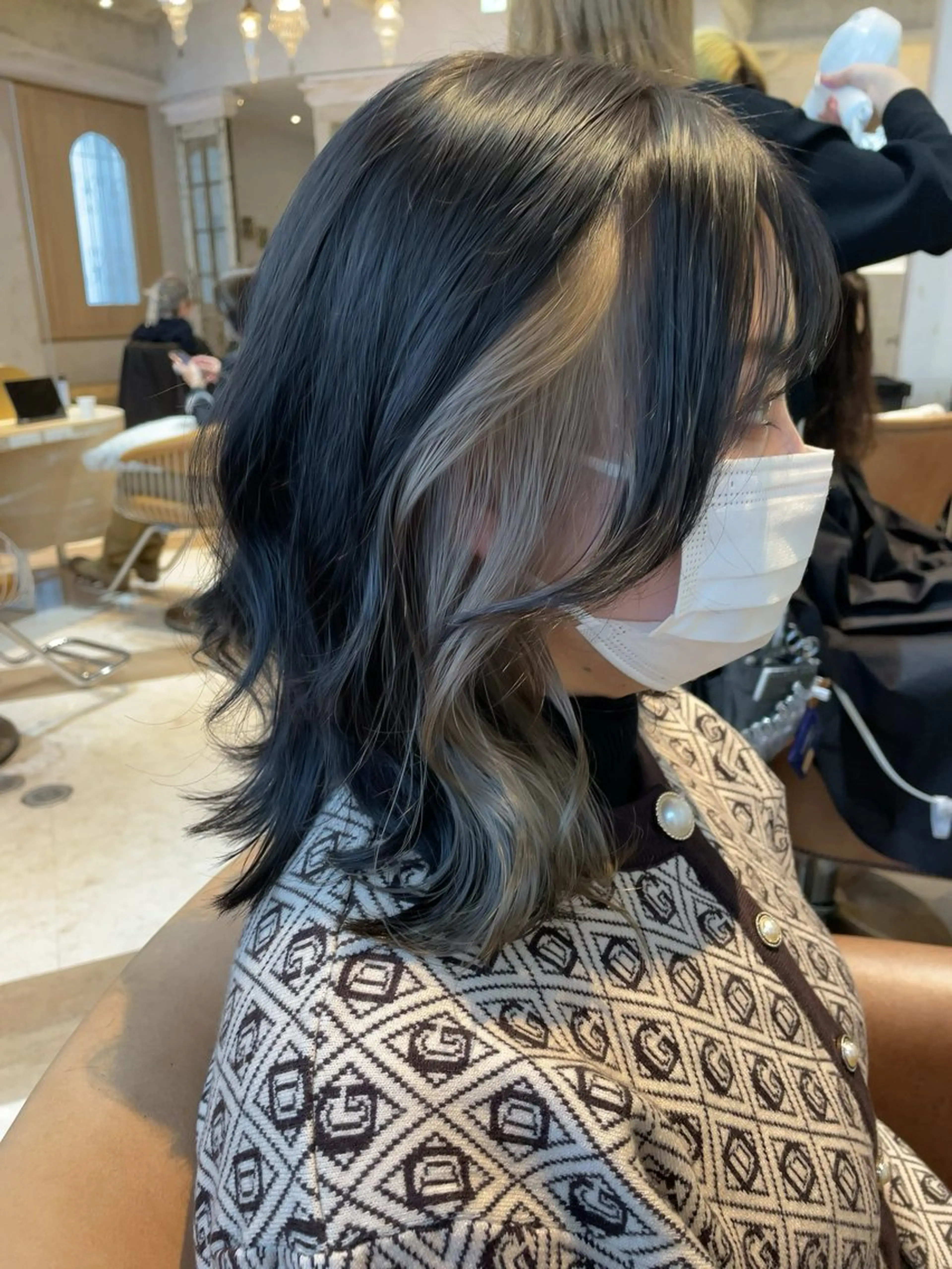 セミロング カラー 韓国ヘア/髪質改善 /Harunaのヘアスタイル