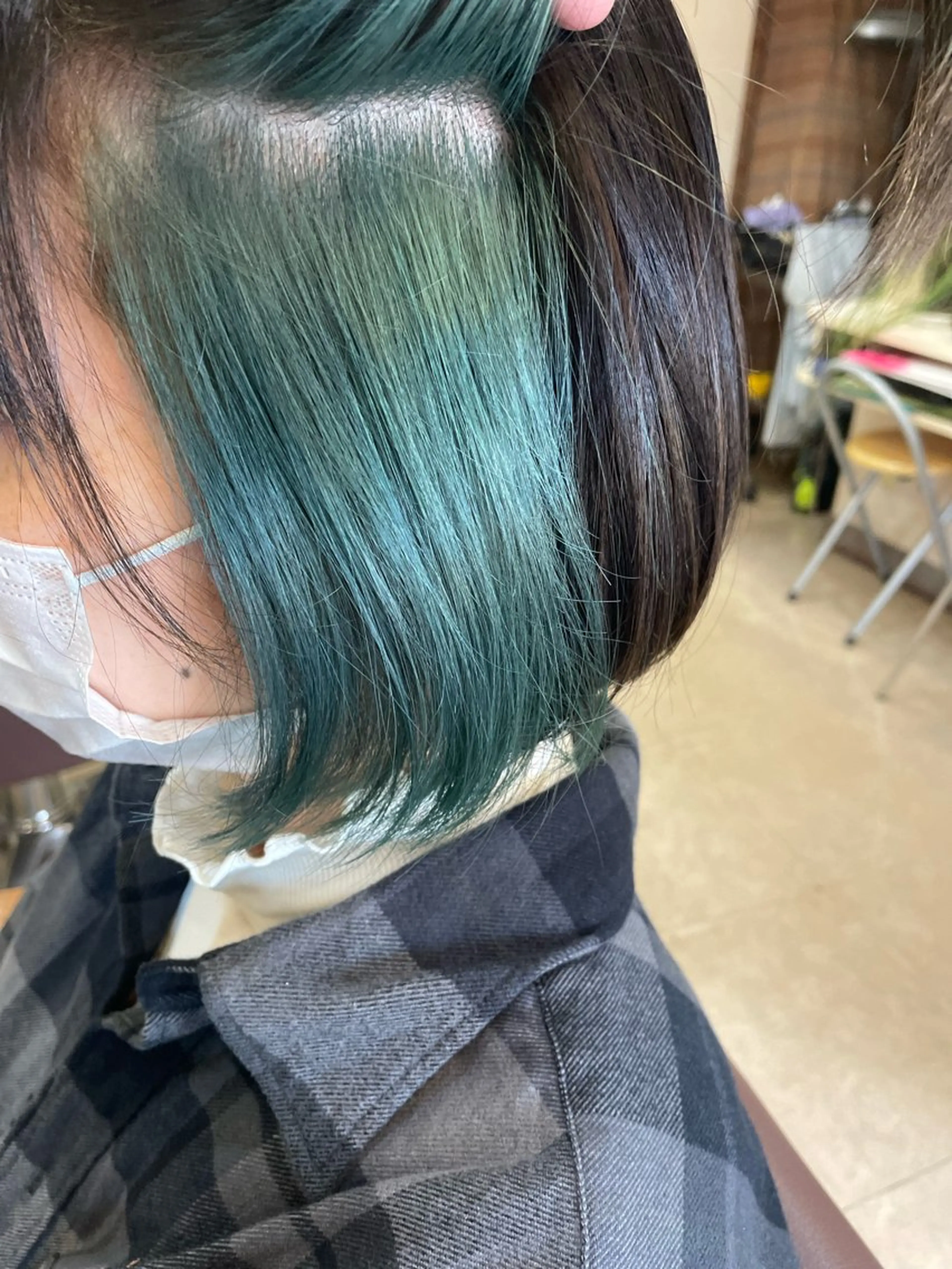 ショート カラー ブリーチ インナーカラー カラー/フリーランス 鈴木　亜紀子のヘアスタイル