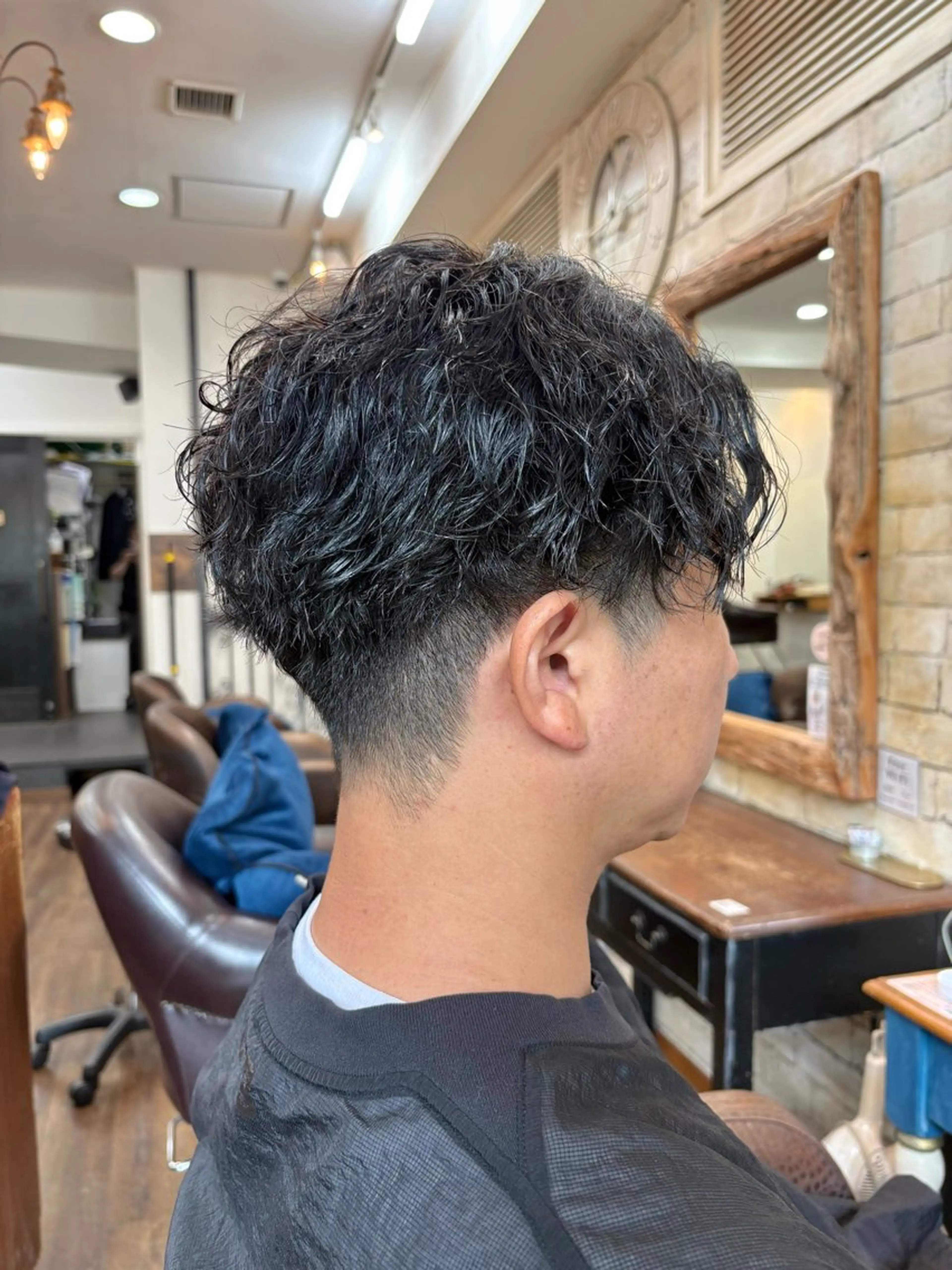 パーマ メンズ カット パーマ トリートメント メンズ特化×女性 施術◎清水 真之介のヘアスタイル