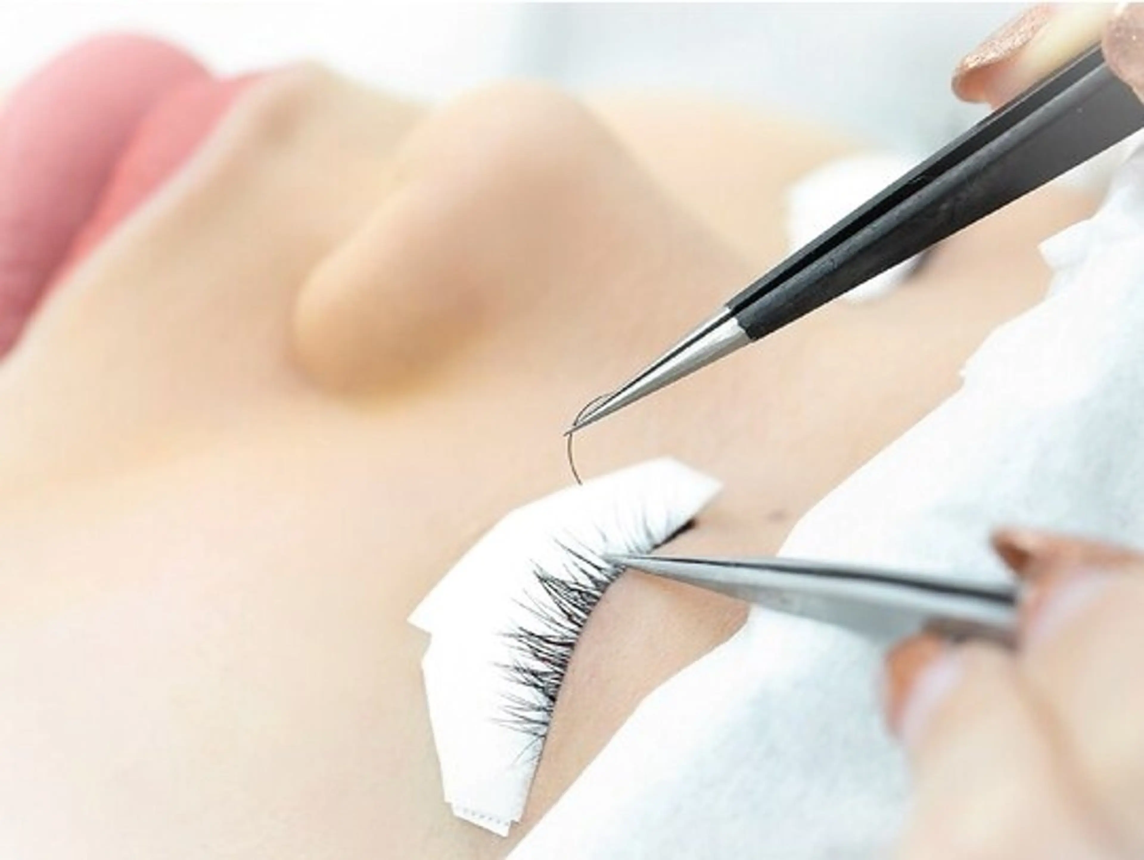 マツエクモデル100本まで（シングル、フラットラッシュ、黒のみ）の写真